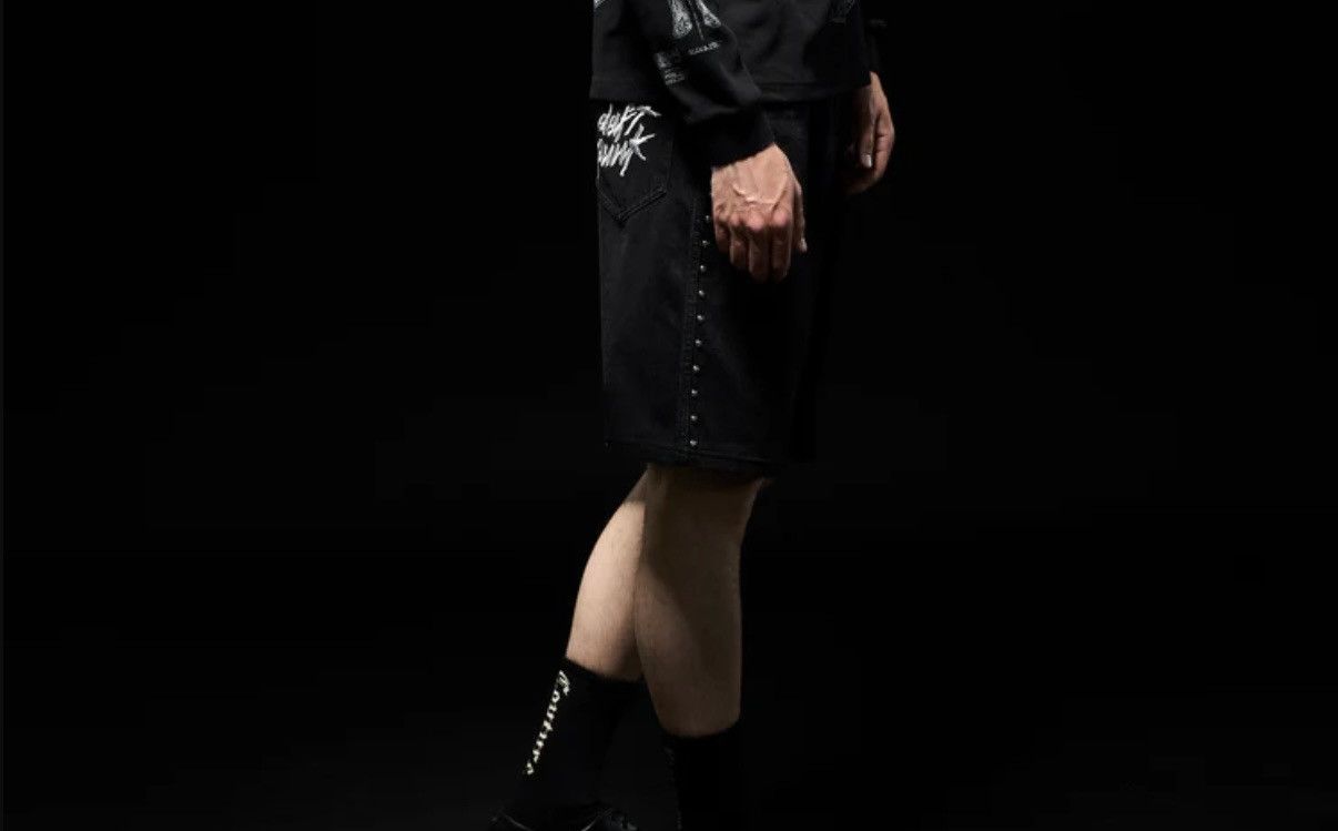 Pleasures PLEASURES x Daft Punk Collab: Studded Lucky Jorts Size 28" / US 6 / IT 42 - 2 Thumbnail