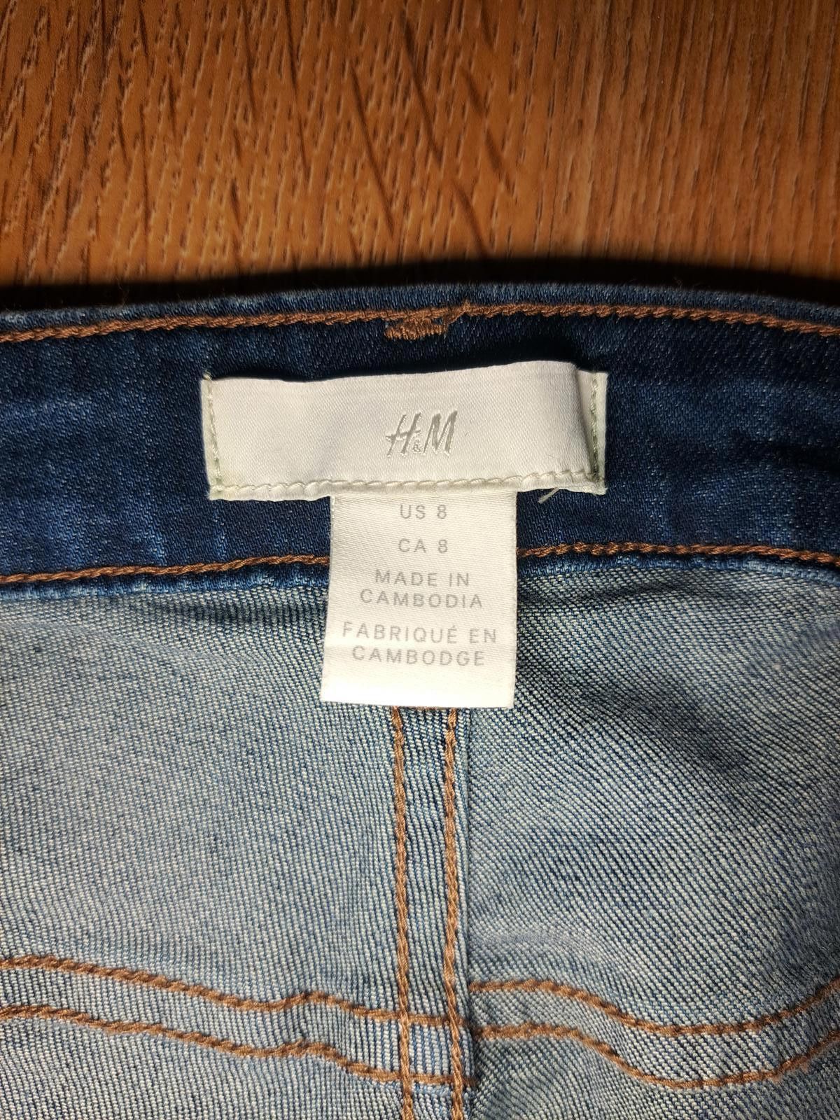 H&M H&M Jeans Womens Size 8 Blue Cotton Blend Size 30" / US 8 / IT 44 - 2 Thumbnail