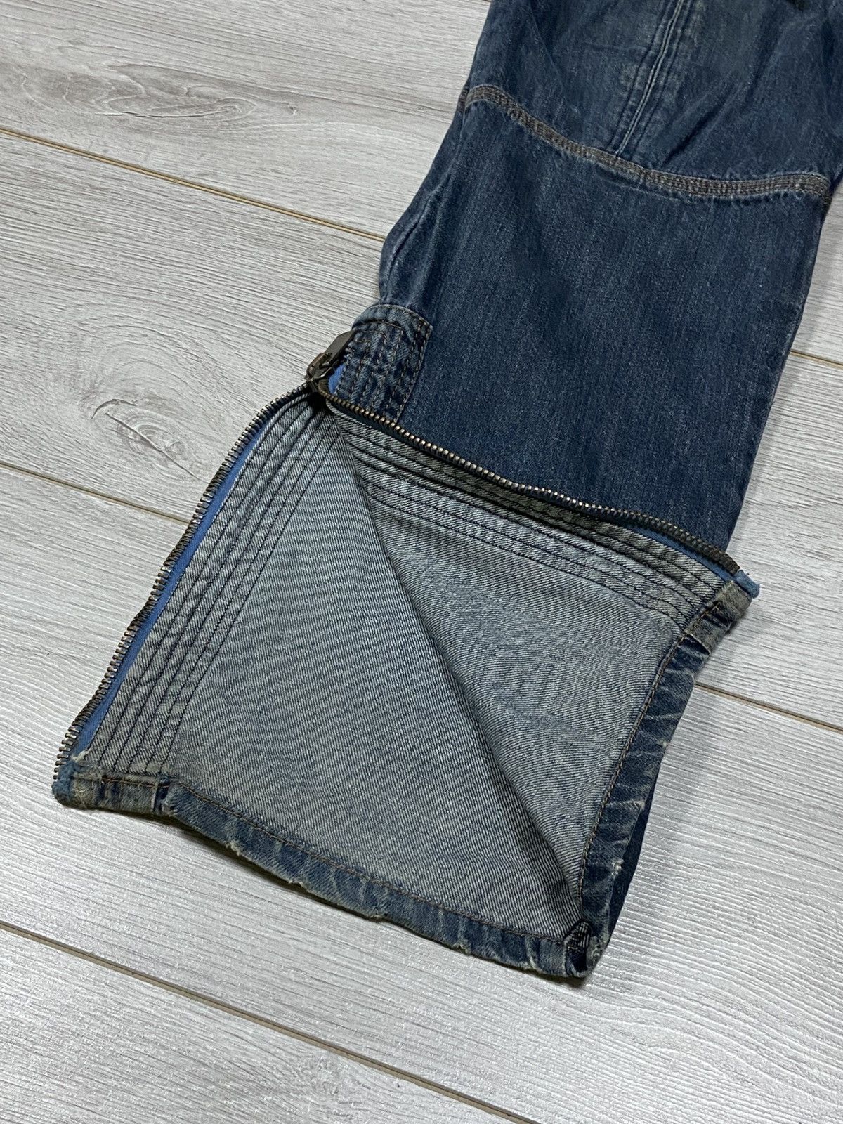 Dolce & Gabbana Dolce&Gabbana Y2K vintage zippers belted denim pants jeans Size US 32 / EU 48 - 4 Thumbnail