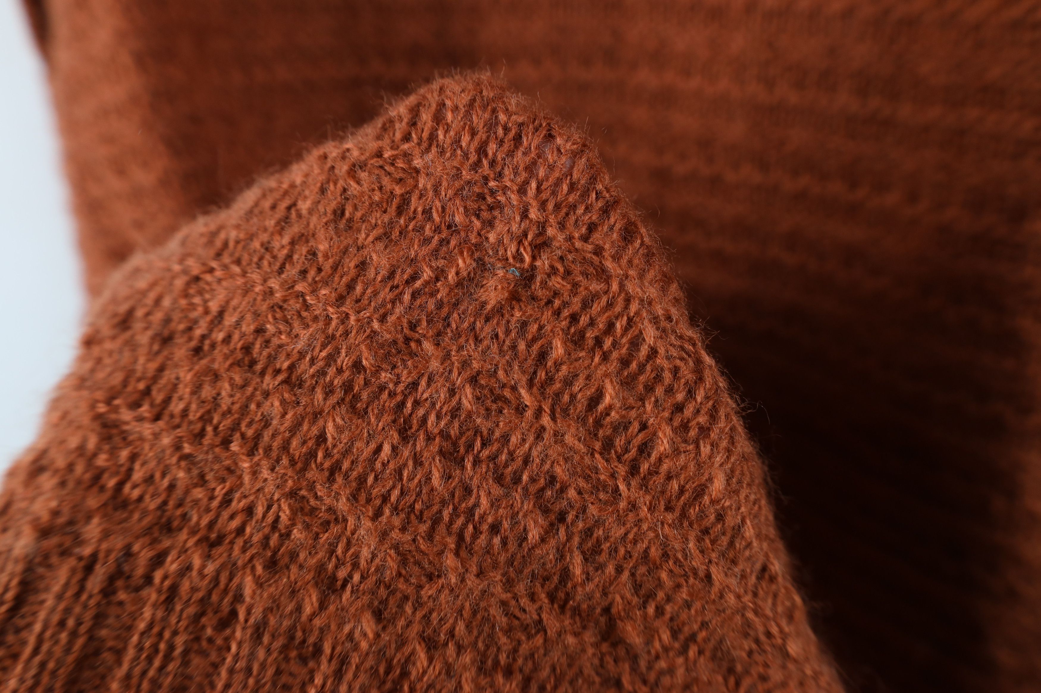 Vintage Vintage 70s 80s Streetwear Wool Blend Knit Sweater Copper Size XL / US 12-14 / IT 48-50 - 5 Thumbnail