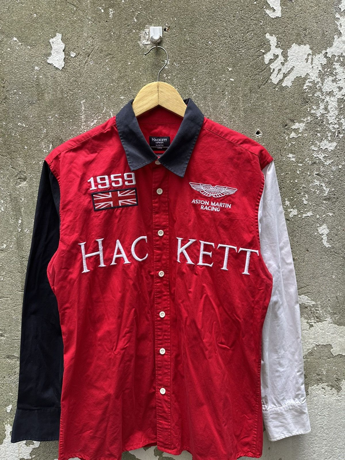 Hackett Authentic Hackett Aston Martin Racing Shirts Size US L / EU 52-54 / 3 - 3 Thumbnail