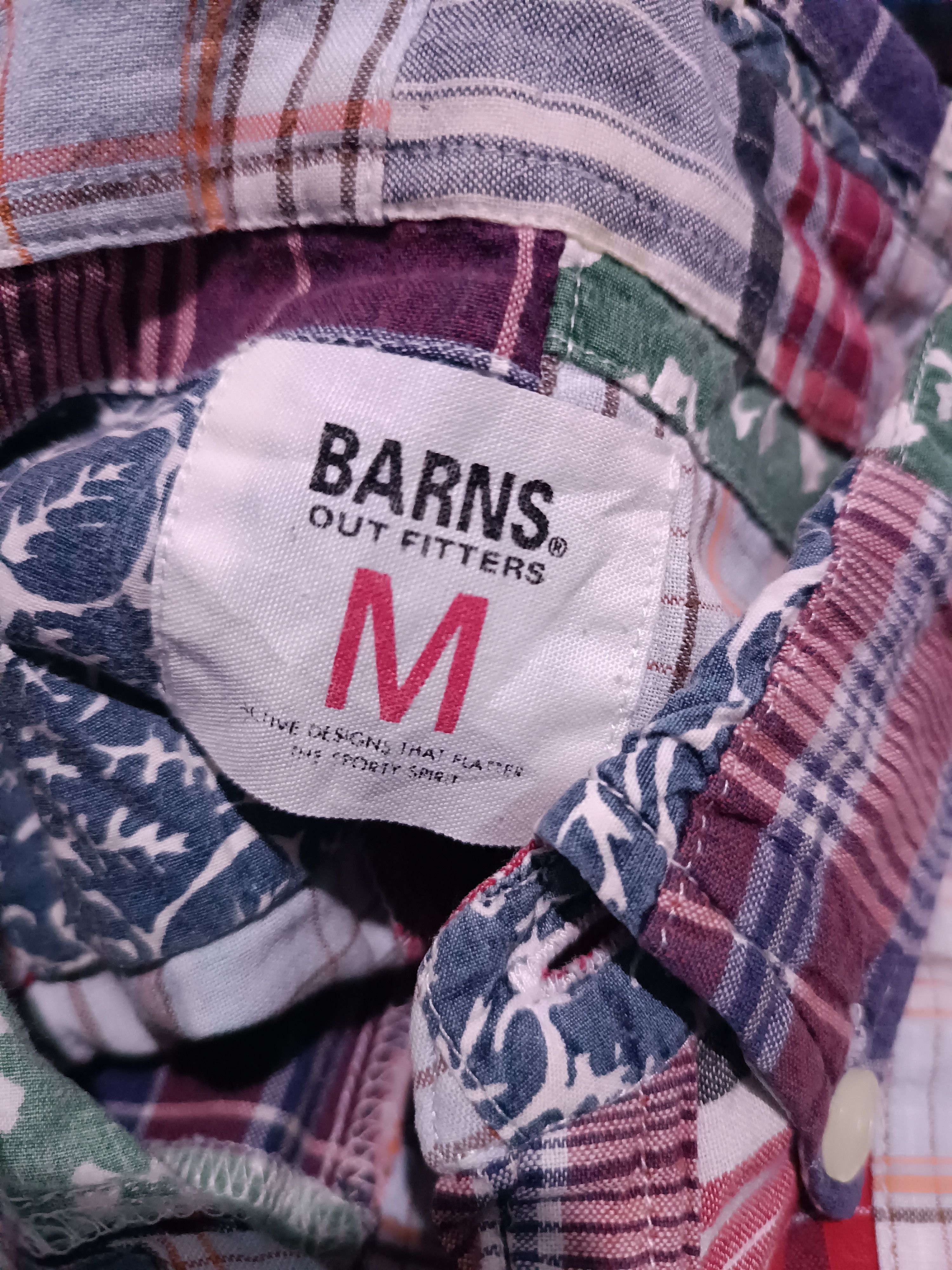 Japanese Brand Vintage Shirt layer Patchwork Half Button Size US M / EU 48-50 / 2 - 7 Thumbnail