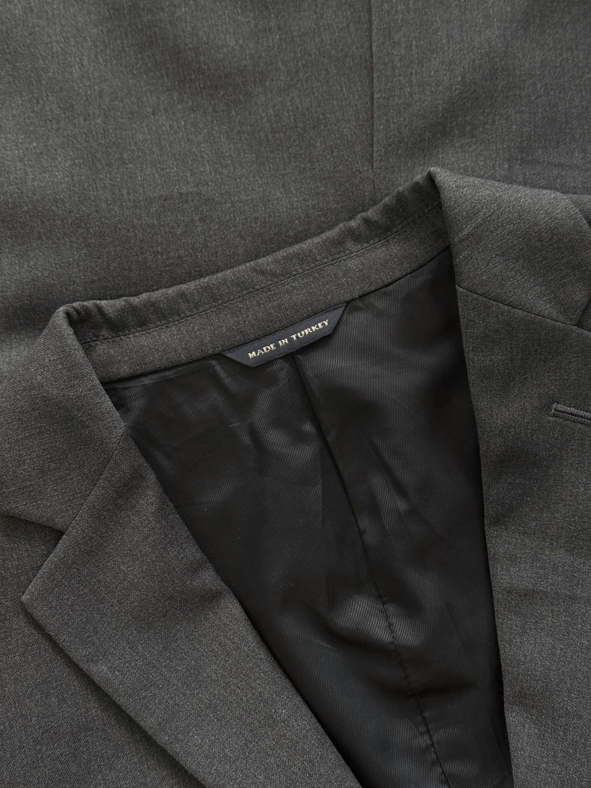 Banana Republic Banana Republic Wool Blazer 40R Dark Gray Size 40R - 3 Thumbnail