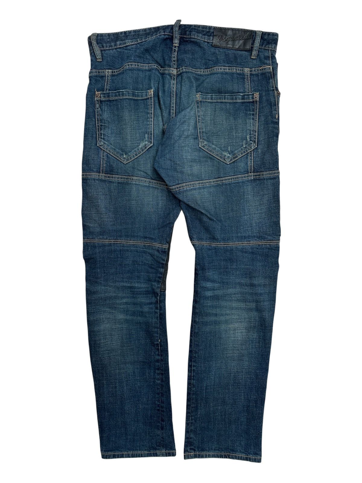 Dsquared2 SS15 Punk Barbed Wire Biker Jeans Size US 34 / EU 50 - 4 Thumbnail