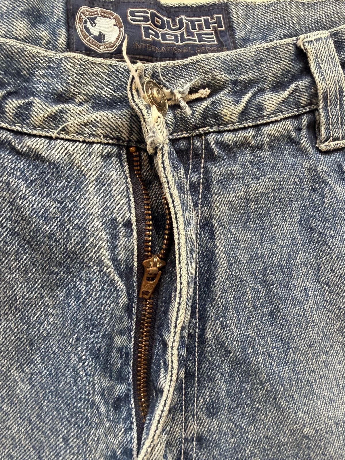 Southpole Vintage Southpole Embroidered Pocket Jeans Size US 33 - 7 Thumbnail