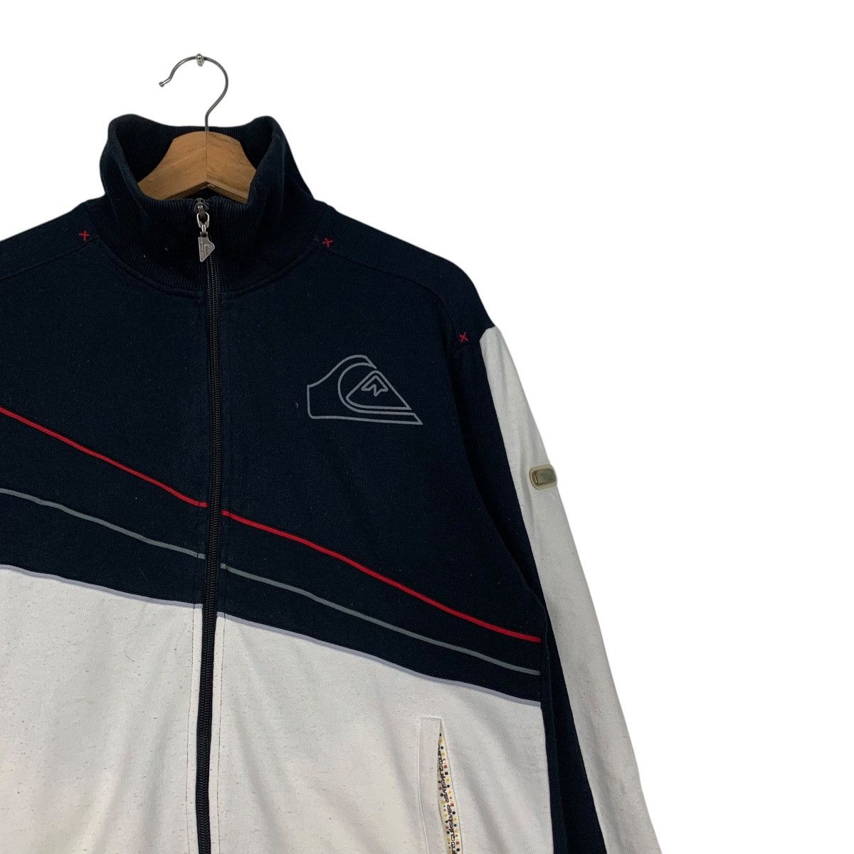 Quiksilver QUIKSILVER Turtleneck Sweater Jacket Track Jacket #2405-C108 Size US M / EU 48-50 / 2 - 5 Thumbnail