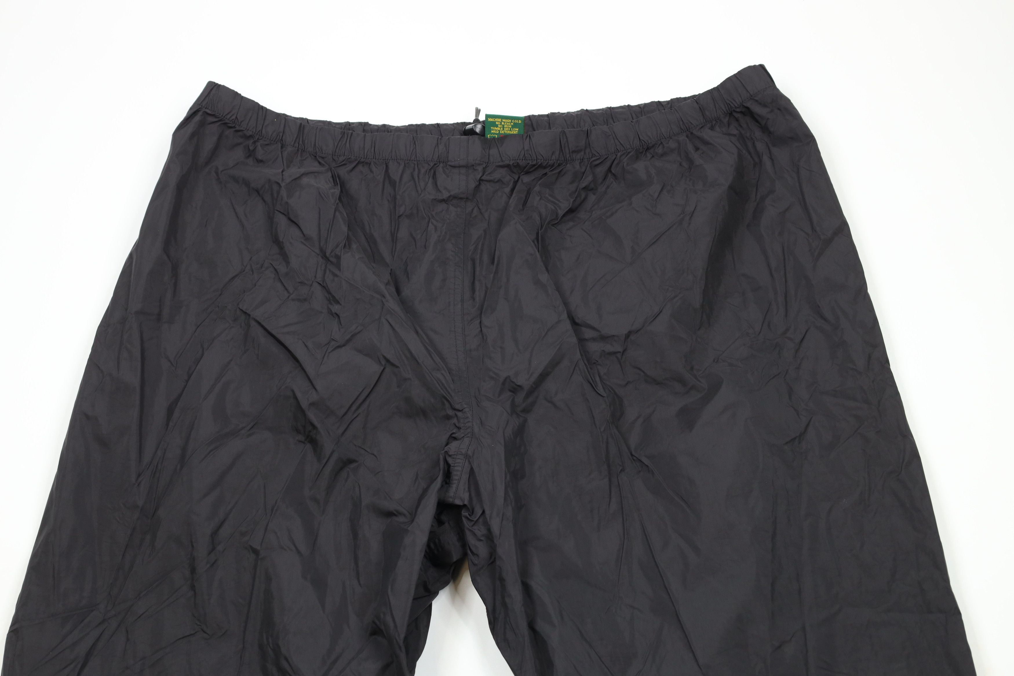 Cabelas × Vintage Vintage Cabelas Wide Leg Outdoor Hiking Rain Pants Black Size US 42 / EU 58 - 2 Thumbnail