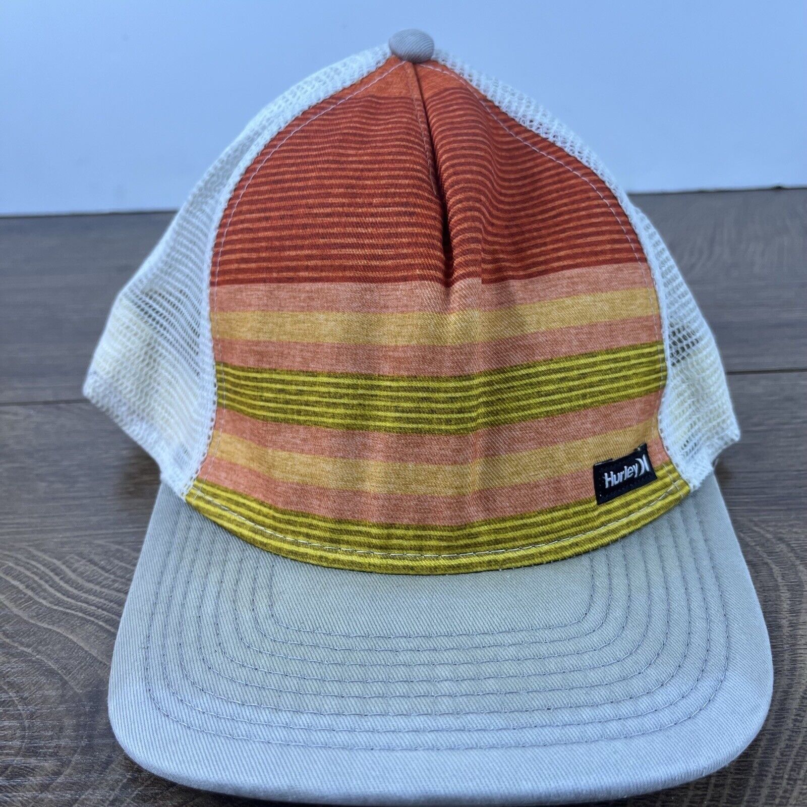 Hurley Hurley Snapback Hat Cap Snapback Hat Orange Adjustable Hat A Size ONE SIZE - 1 Thumbnail