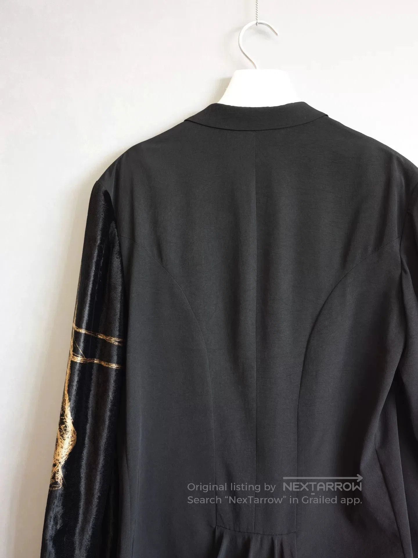 Yohji Yamamoto yohji yamamoto velvet sleeve cascade jacket. Size US L / EU 52-54 / 3 - 6 Thumbnail