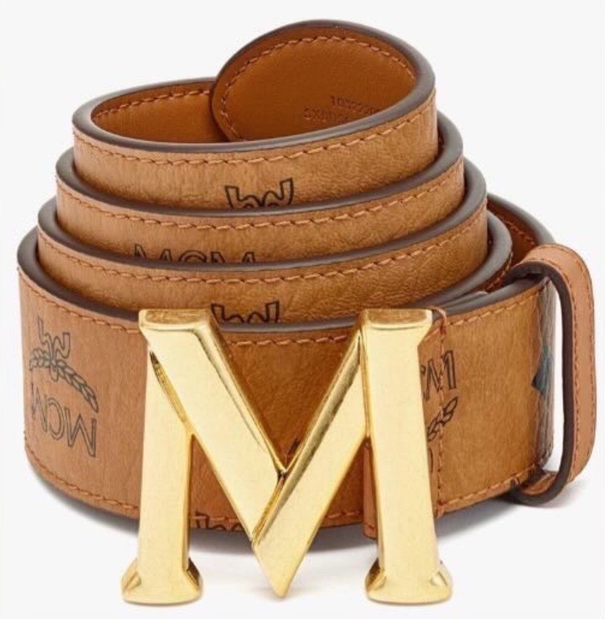 MCM MCM Cognac / Gold Belt Size ONE SIZE - 2 Thumbnail