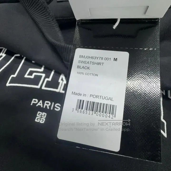Givenchy Givenchy SS22 Logo Embroidery Long-Sleeve Sweatshirt. Size US M / EU 48-50 / 2 - 5 Thumbnail