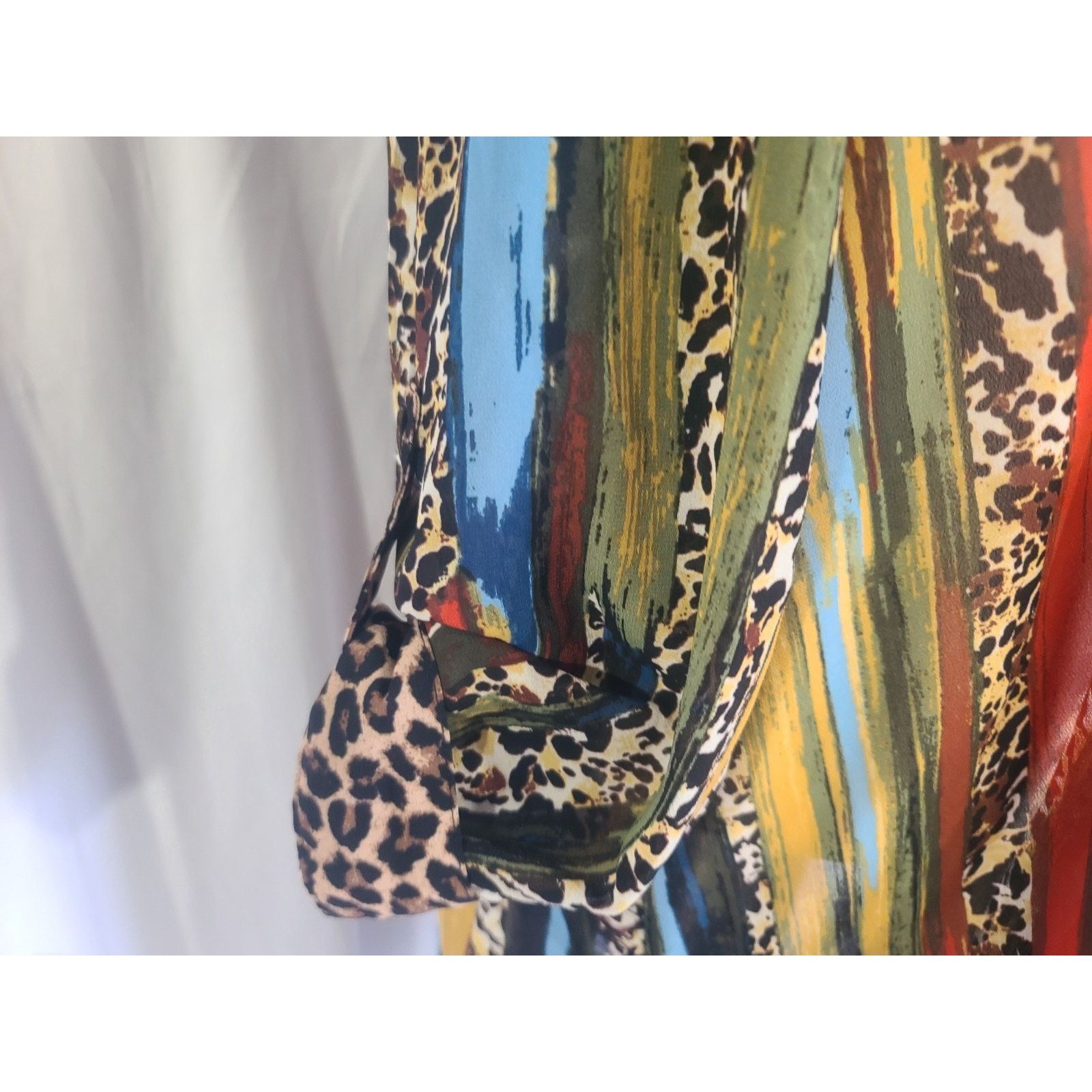 Other John Mark Women's Collared Multicolor Tunic Top XL Size XL / US 12-14 / IT 48-50 - 3 Thumbnail
