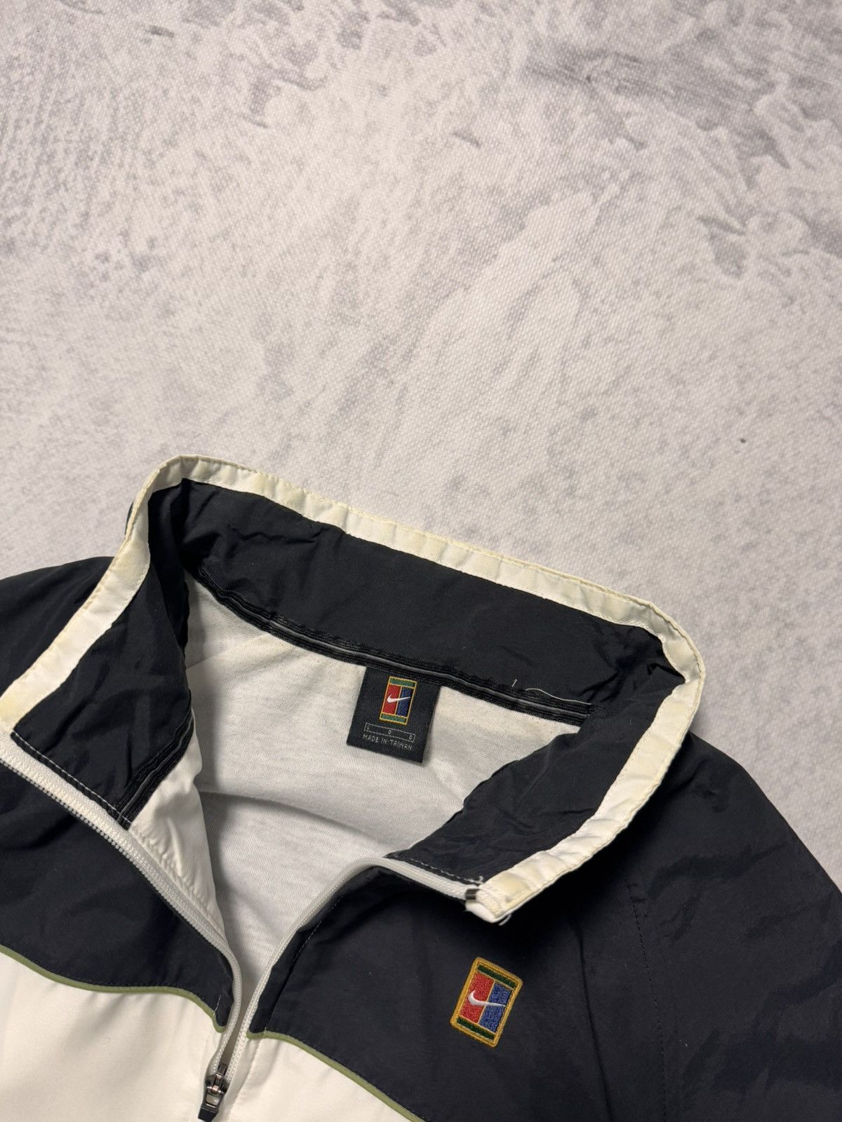 Nike × Vintage 90s Nike Vintage Nylon Challenge Court Oversize Tracksuit Size US L / EU 52-54 / 3 - 7 Thumbnail