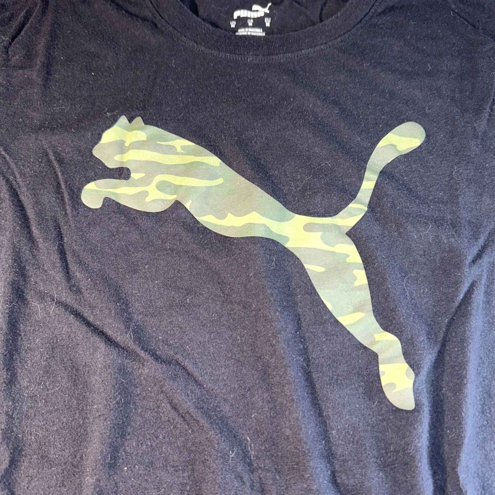 Puma PUMA Men TShirt Medium Black Shirt Mens M Black TShirt Shirt Size US M / EU 48-50 / 2 - 2 Thumbnail