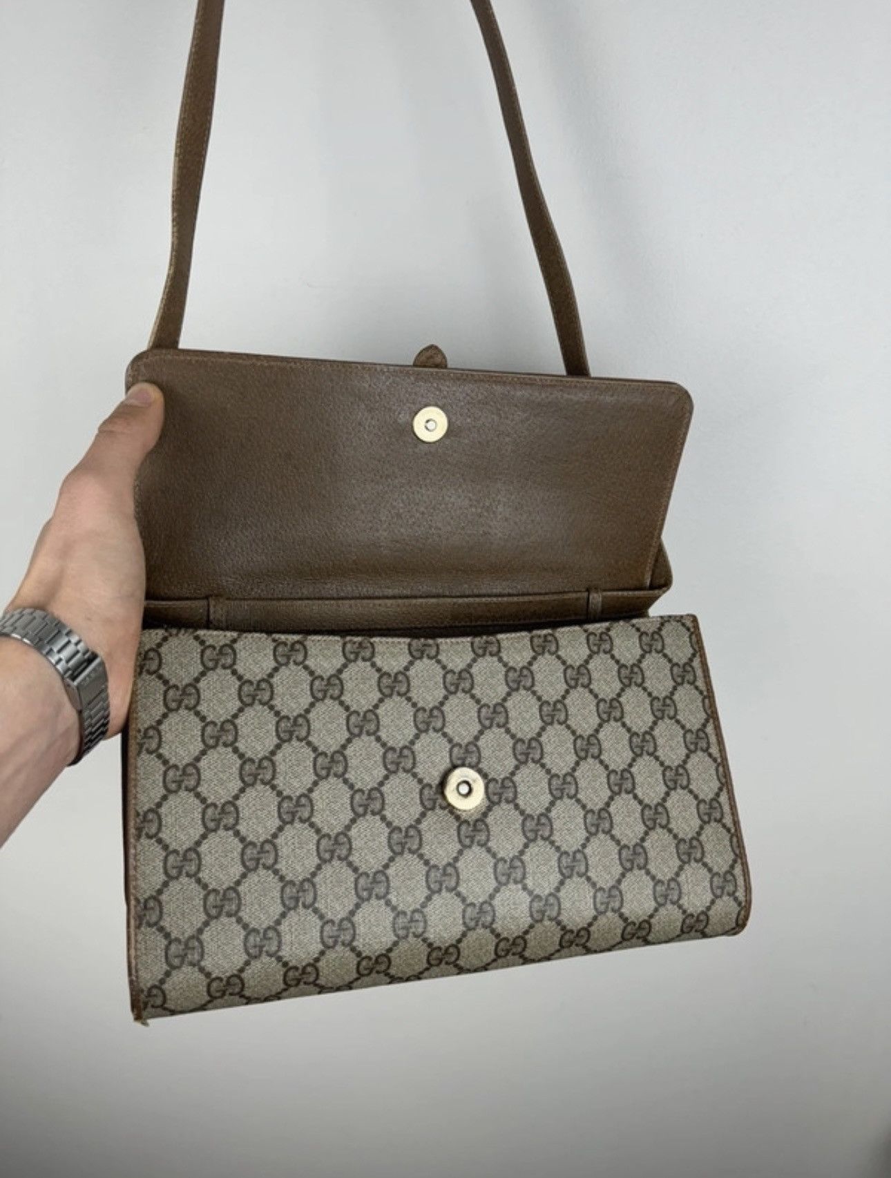 Gucci Shoulder bag Gucci GG monogram original casual luxury item Size ONE SIZE - 4 Thumbnail