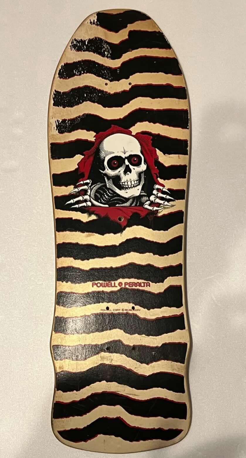 OG 80s Ripper Time Warp Skateboard deck