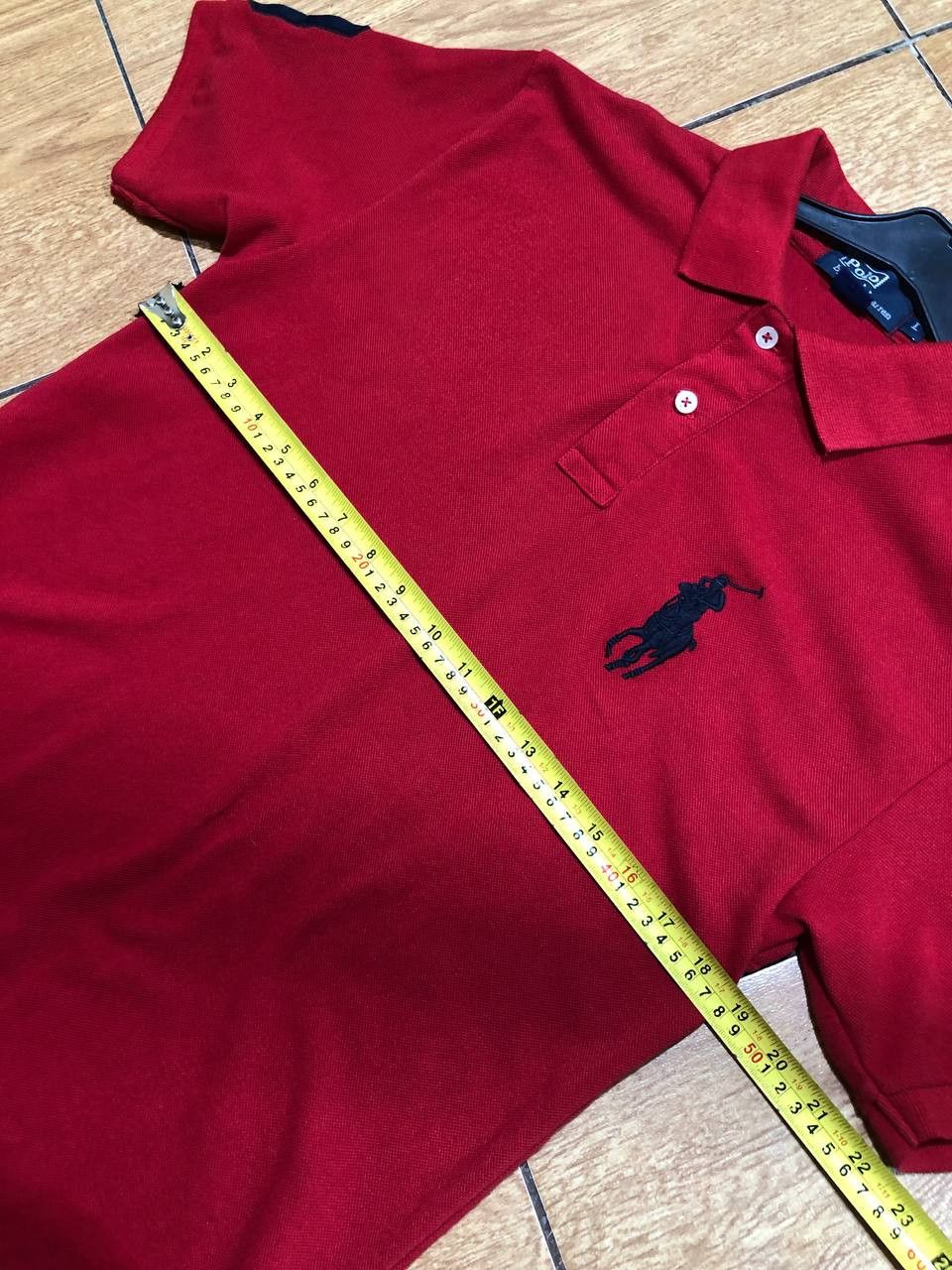 Polo Ralph Lauren Vintage red Polo Ralph Lauren big pony #3 T-shirt Y2K Size US L / EU 52-54 / 3 - 10 Thumbnail