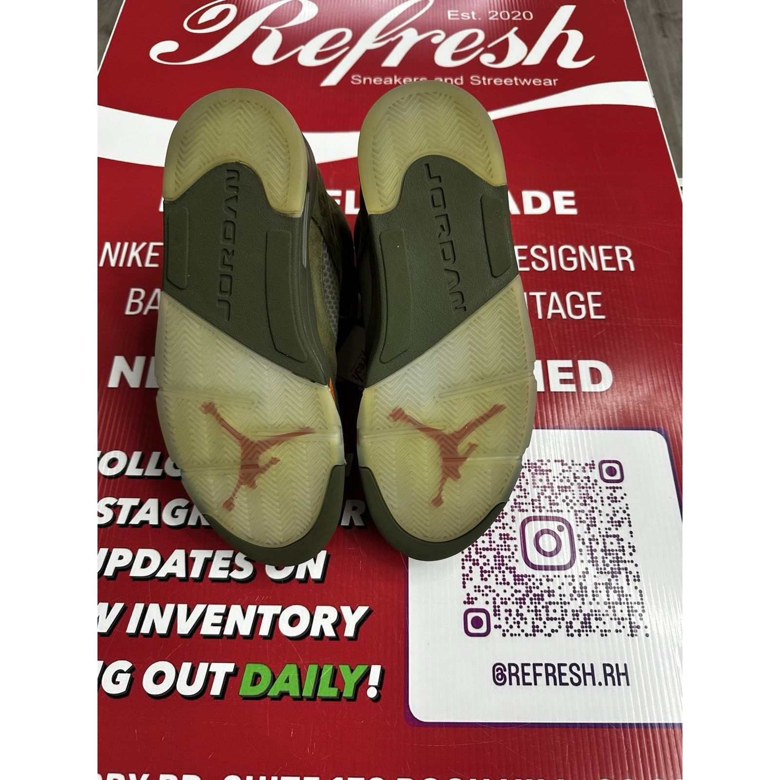Jordan Brand Air Jordan 5 Olive 2024 Size 10.5 DD0587-308 Size US 10.5 / EU 43-44 - 6 Thumbnail