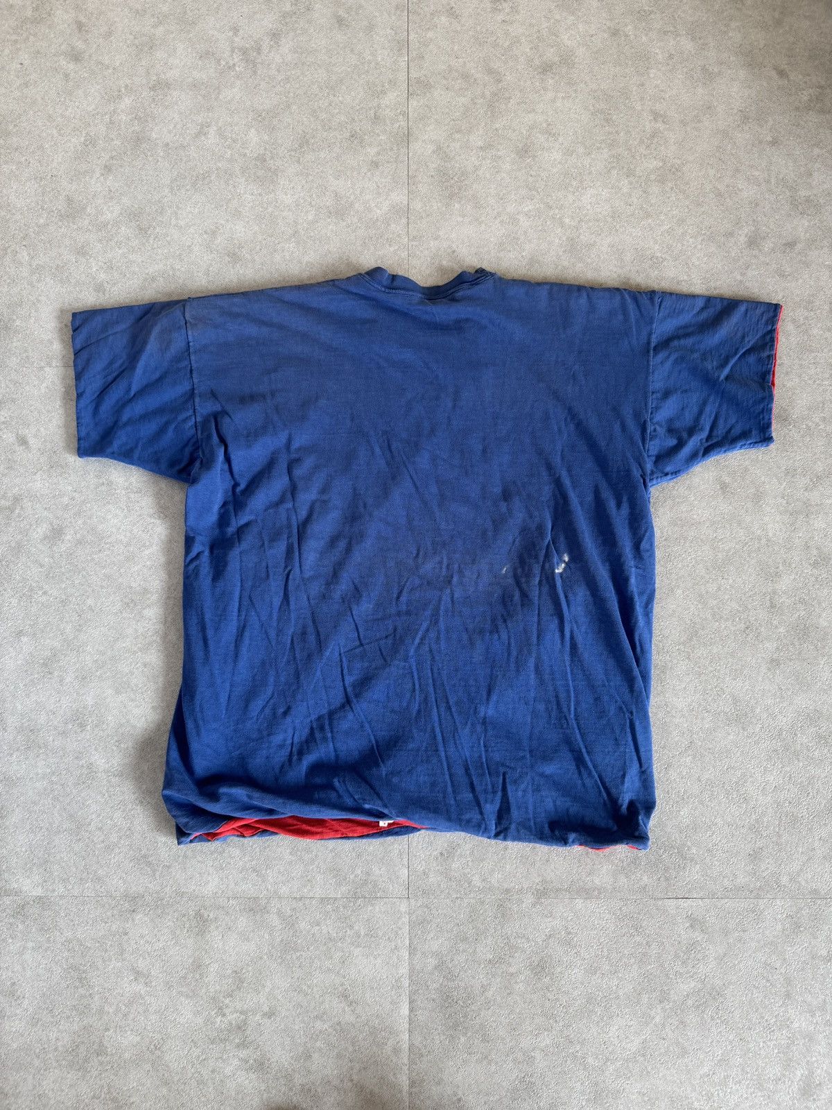 Vintage *RARE* VINTAGE 60s SOUTHERN ATHLETIC DOUBLE LAYER BLANK TEE Size US XL / EU 56 / 4 - 5 Thumbnail