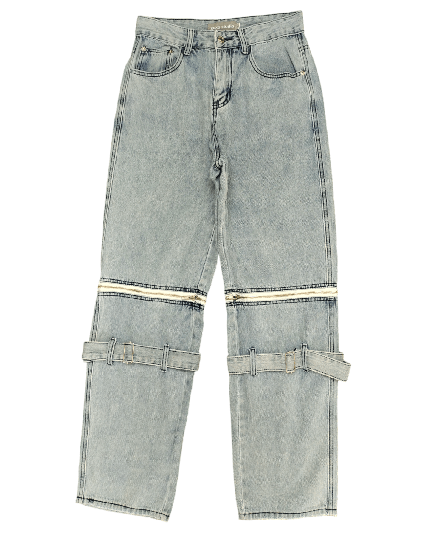 Hysteric Glamour Japanese Brand Bondage Seditionaries Denim Pants Hysterics Size US 28 / EU 44 - 1 Thumbnail