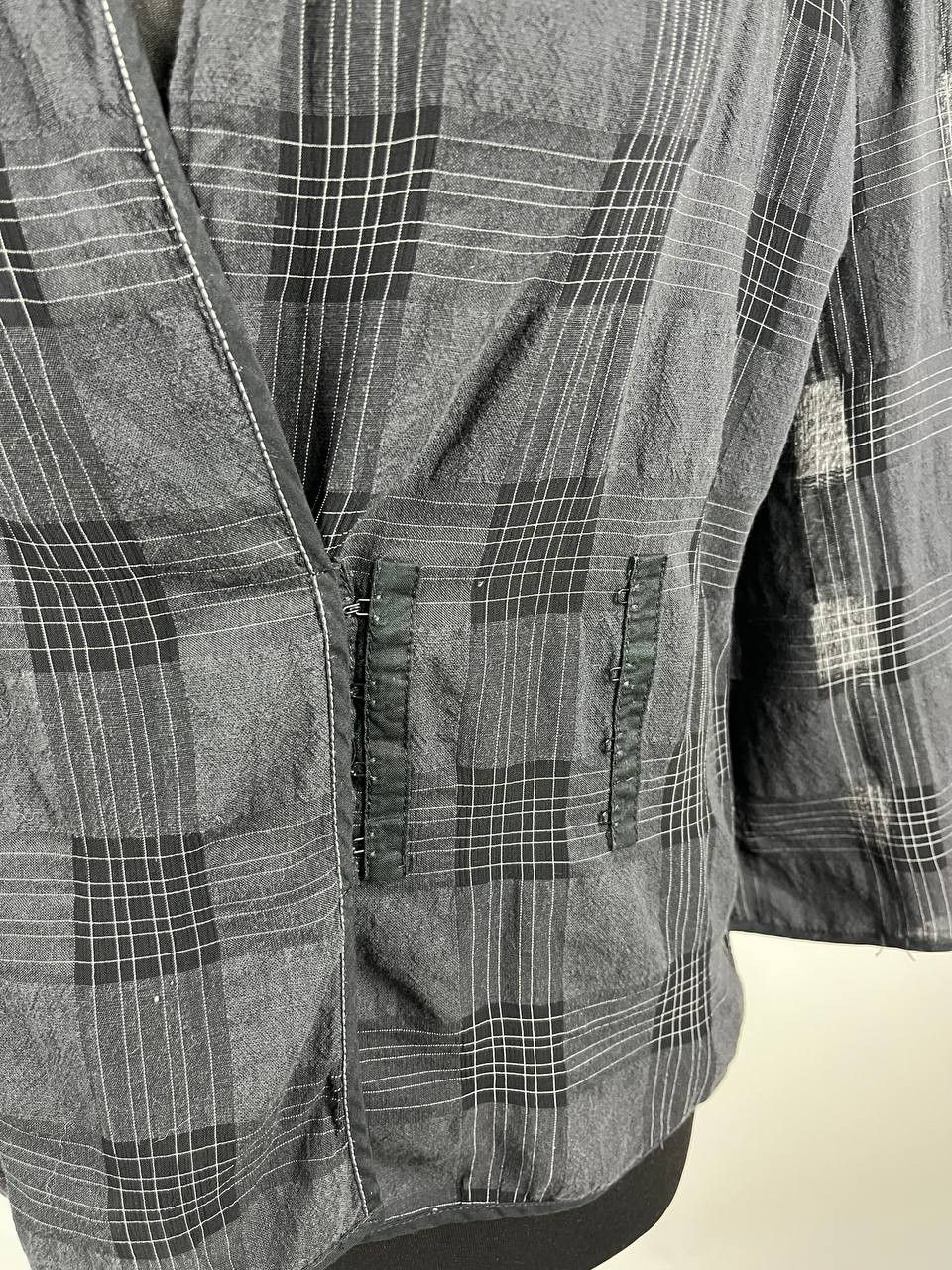 Annette Gortz Annette Görtz Plaid Blazer Avant Garde Hook Fastening Size XS / US 0-2 / IT 36-38 - 5 Thumbnail