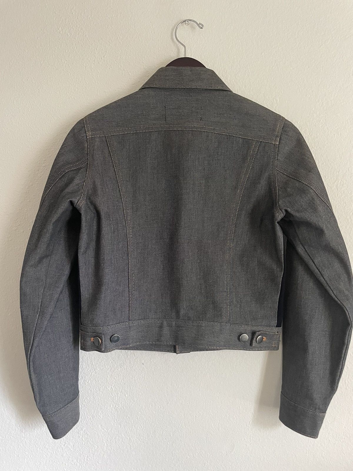 Comme des Garcons Comme des Garçons Cropped Denim Biker Jacket Size M / US 6-8 / IT 42-44 - 4 Thumbnail