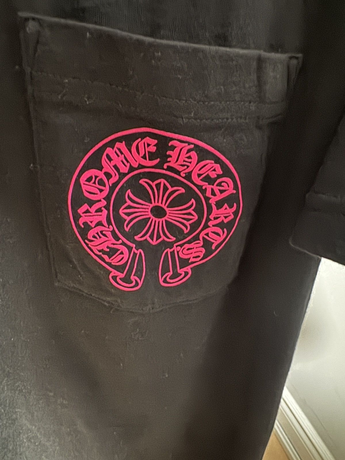 Chrome Hearts Pink Horseshoe T-Shirt