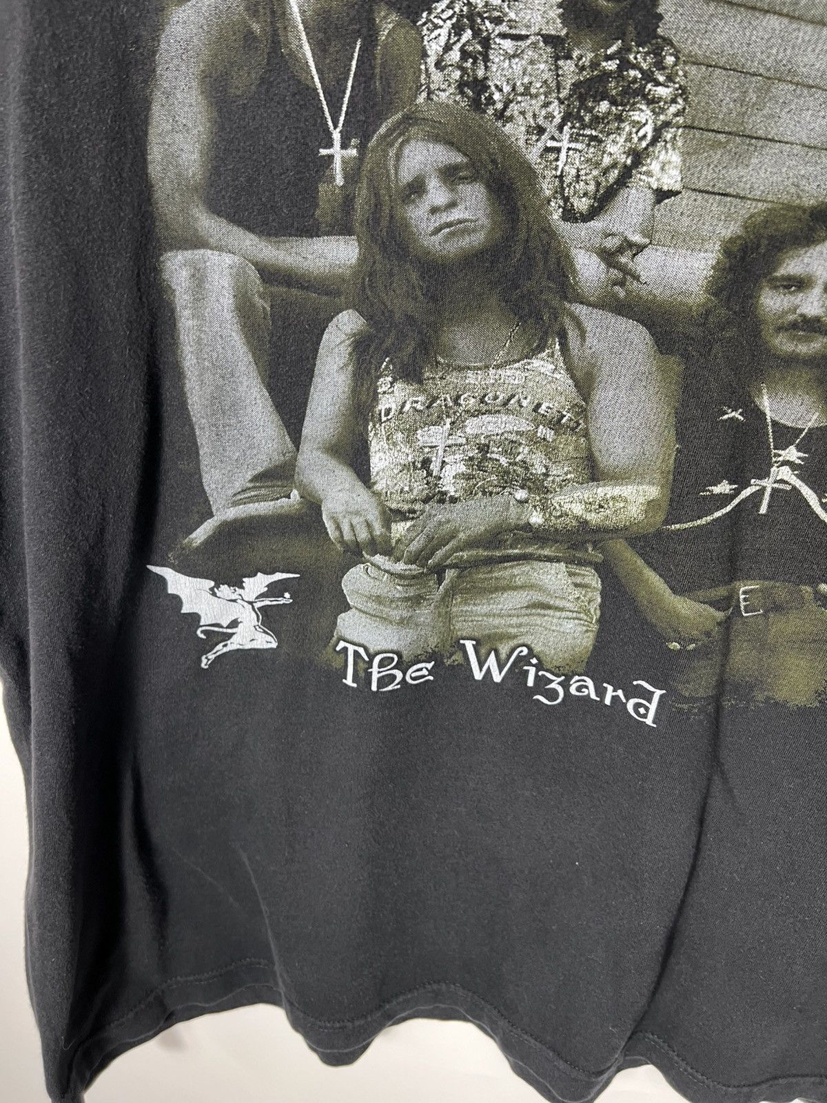 Band Tees Vintage Band Rock Tour Metal Black Sabbath The Wizard Tee Size US XL / EU 56 / 4 - 4 Thumbnail