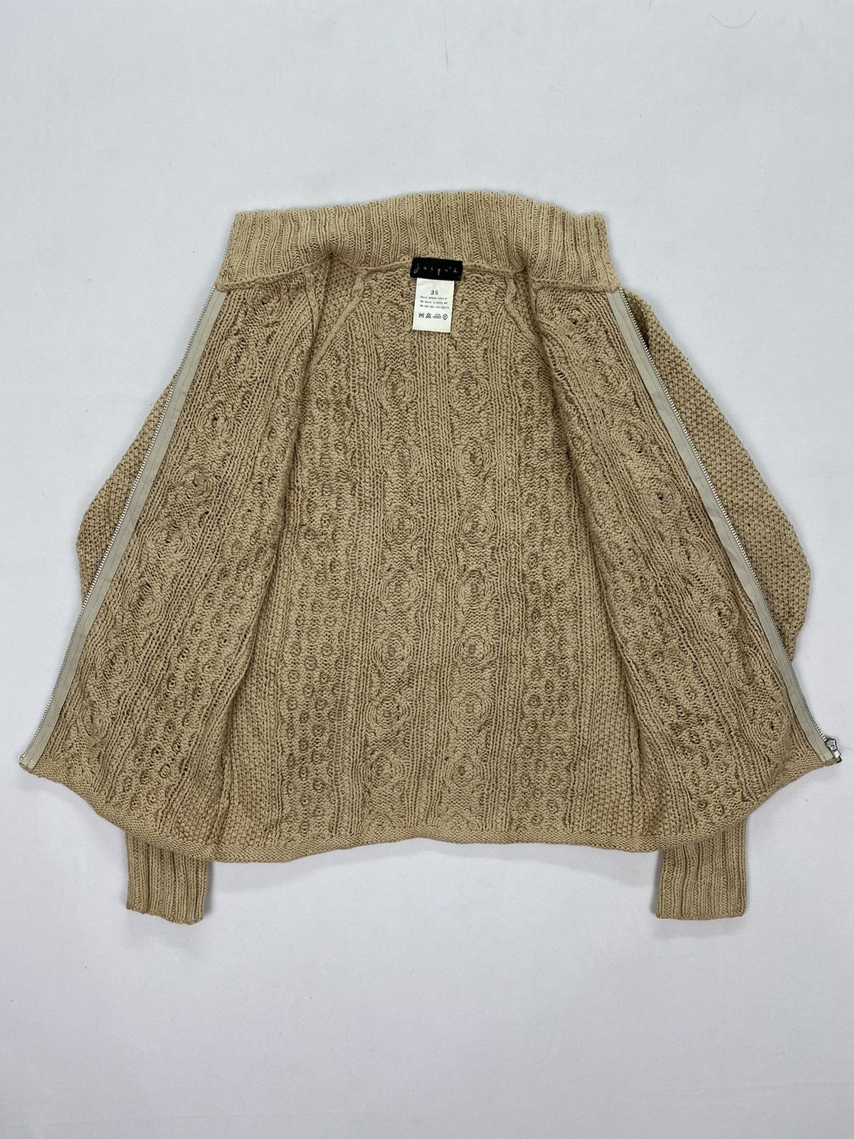 Designer × Japanese Brand Jusqua Cable Knit Sweater Size XS / US 0-2 / IT 36-38 - 7 Thumbnail