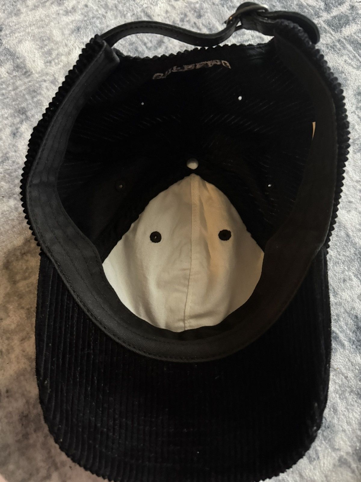 Supreme Supreme Black Corduroy Hat Size ONE SIZE - 3 Thumbnail