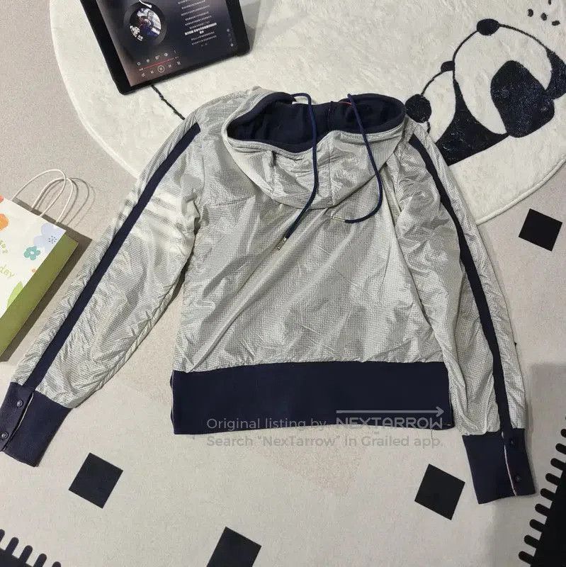 Thom Browne Thom Browne Gray Cotton Men's Jacket . Size US L / EU 52-54 / 3 - 2 Thumbnail