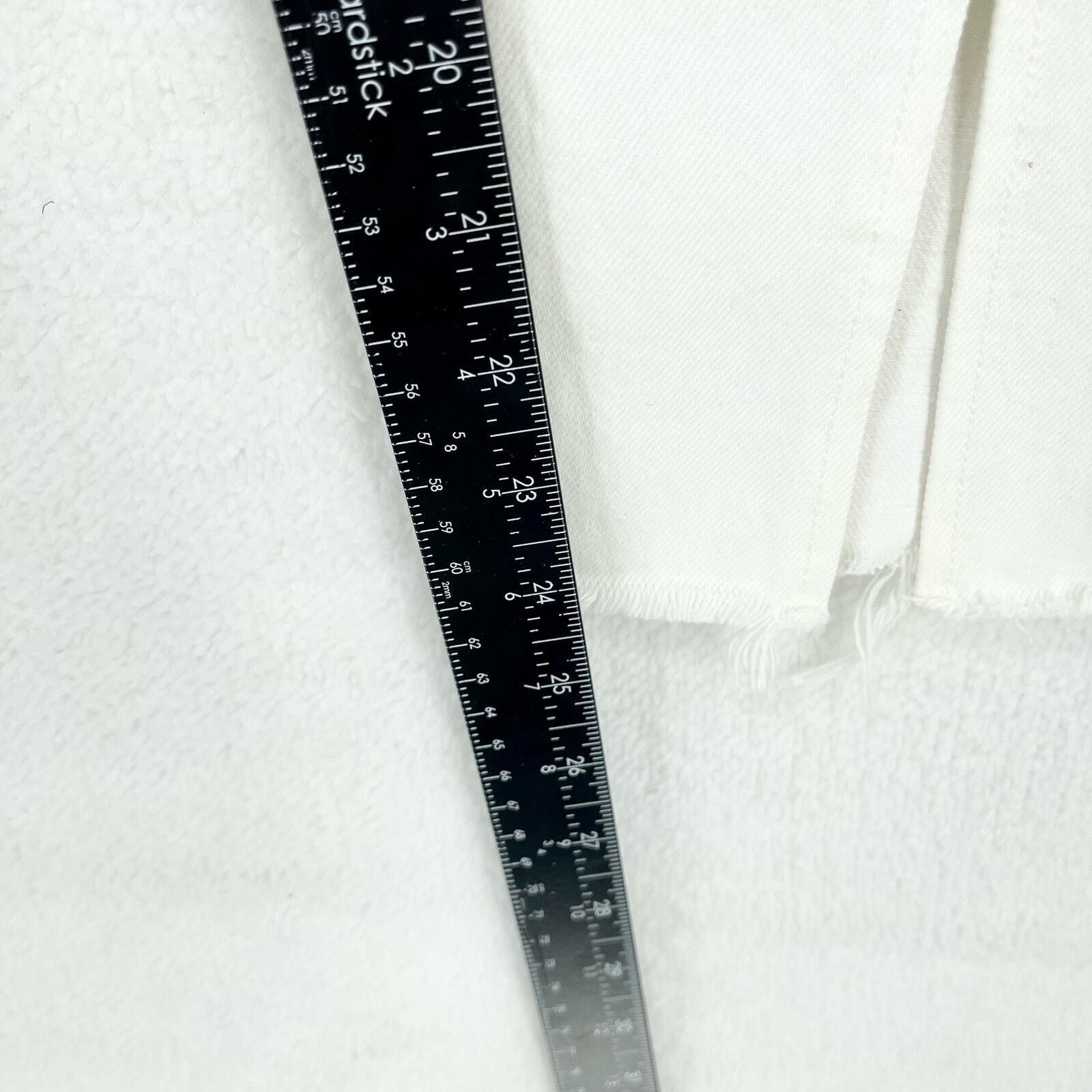 GRLFRND Grlfrnd Cheryl Ankle Skinny High Rise White Jeans Size 28 Size 28" / US 6 / IT 42 - 4 Thumbnail