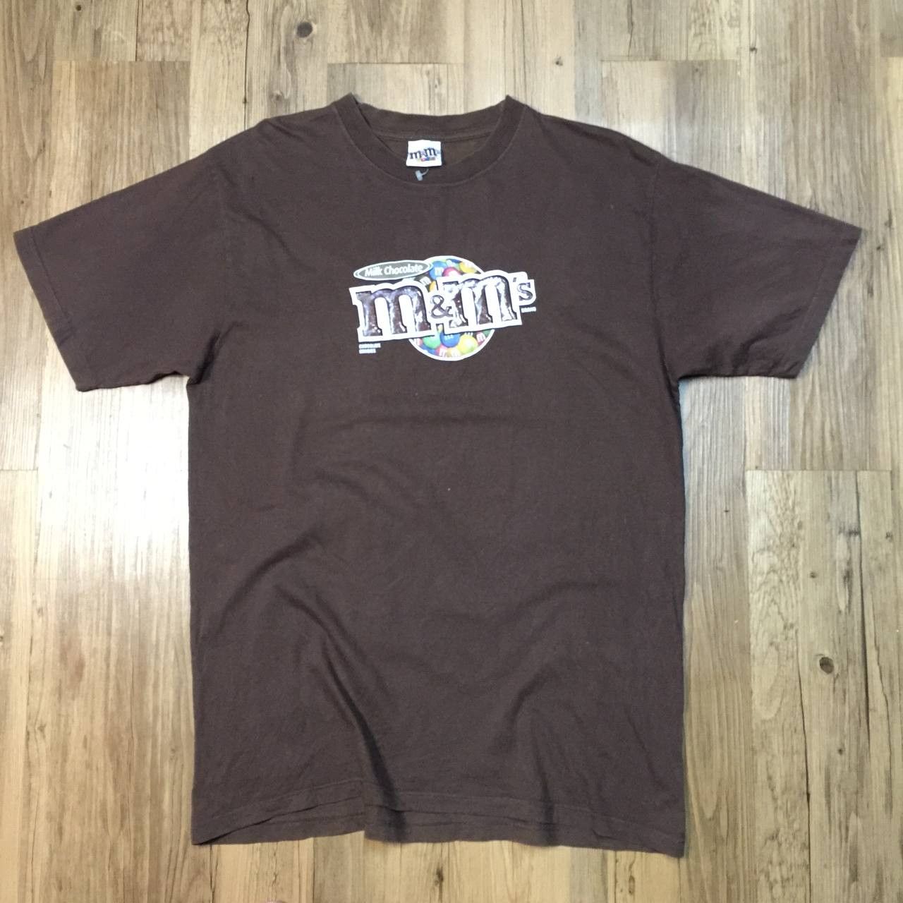 StrangeLove Skateboards × Vintage Vintage Y2K 90s 00s M&M's Milk Chocolate Promo Tee Size US L / EU 52-54 / 3 - 5 Thumbnail
