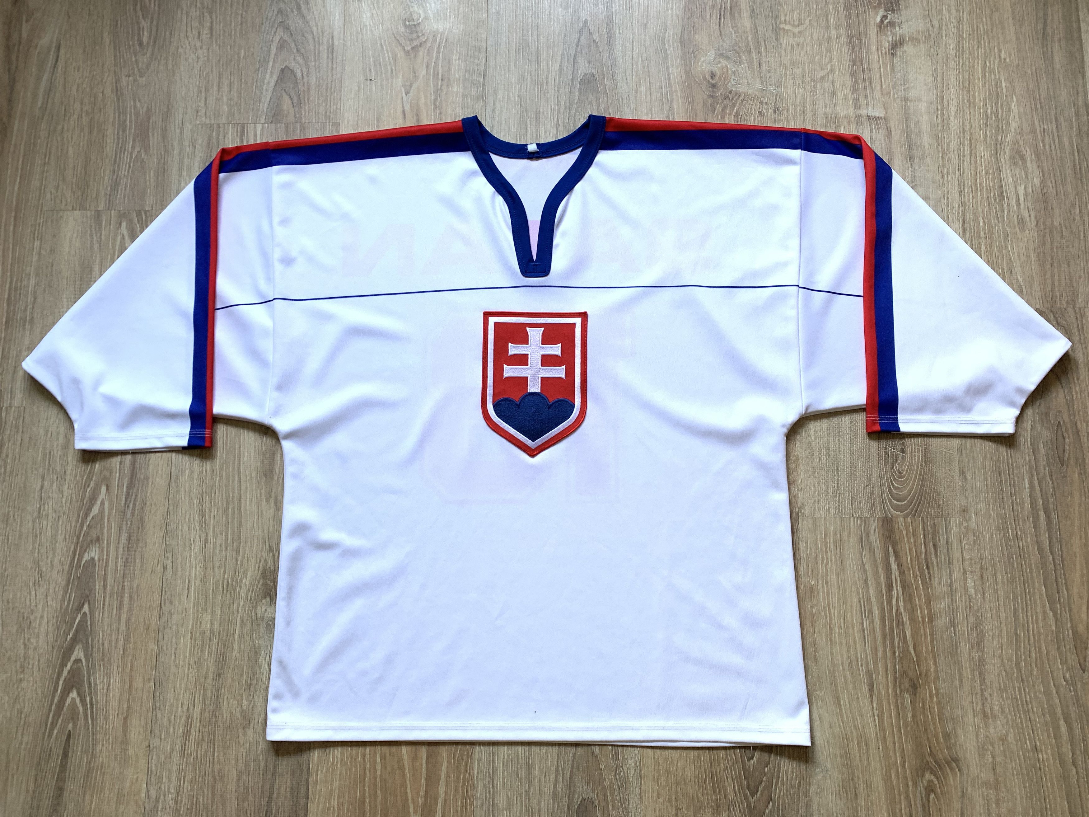 NHL × Vintage Vintage Slovakia Miroslav Satan #18 Hockey Jersey Size US L / EU 52-54 / 3 - 1 Thumbnail