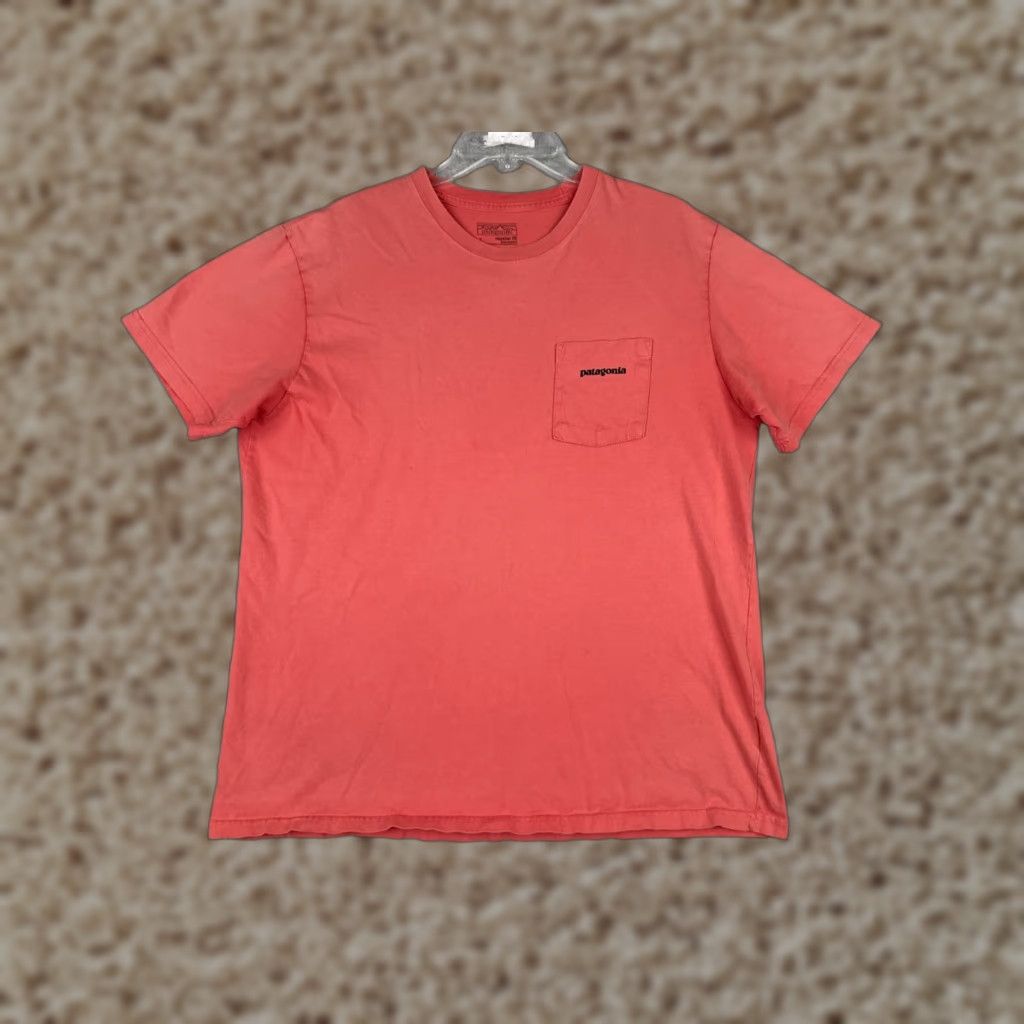 Patagonia Patagonia Shirt Men L Pink Short Sleeve Crew Neck 100% Cotton Hike Logo All Seasons Breathable Size US L / EU 52-54 / 3 - 1 Thumbnail