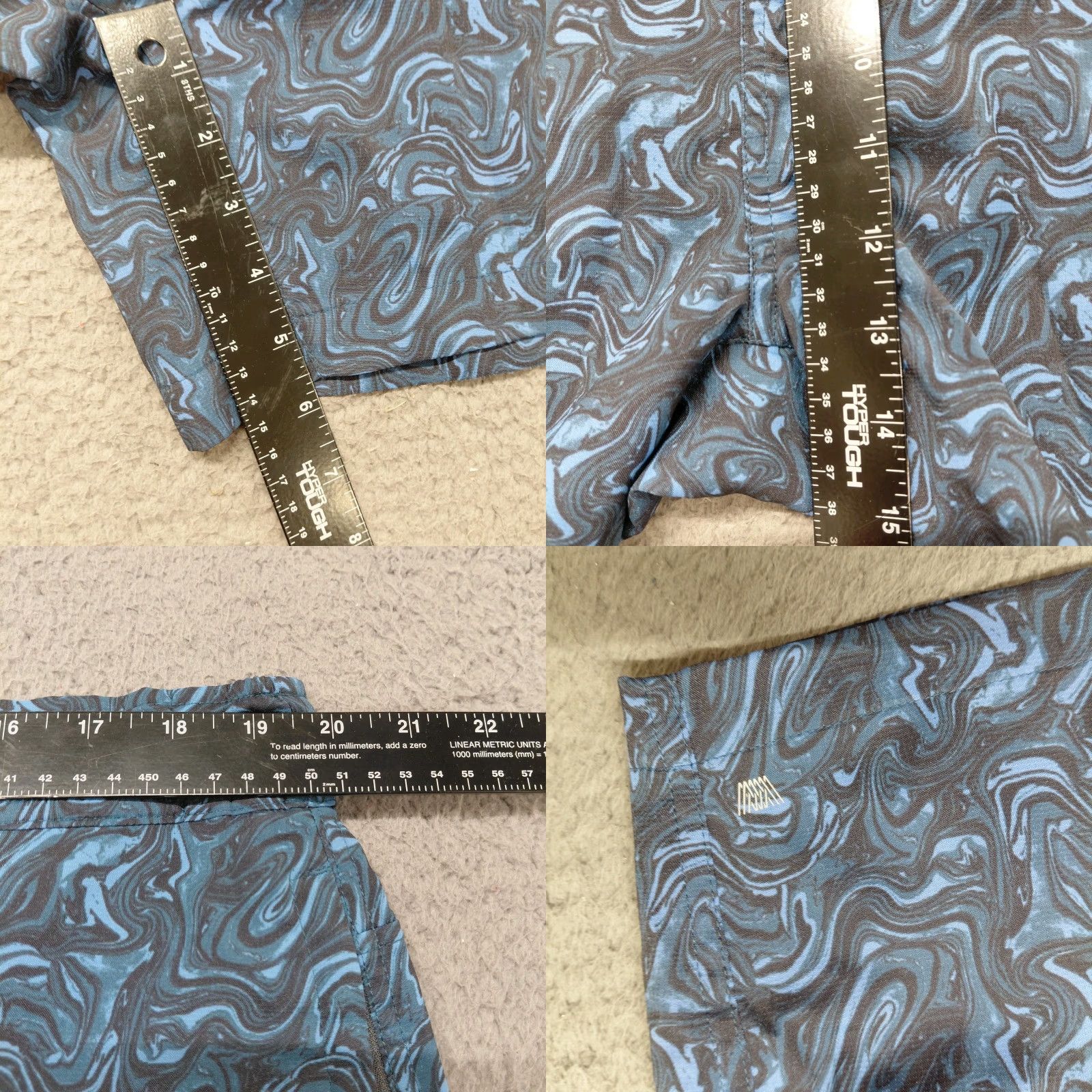 Vintage **Mack Weldon Surf Drawstring XXL Blue Waves Swim Trunks** User: **Mack Weldon Blue Waves XXL Surf Drawstring Swim Trunks** Size ONE SIZE - 8 Thumbnail