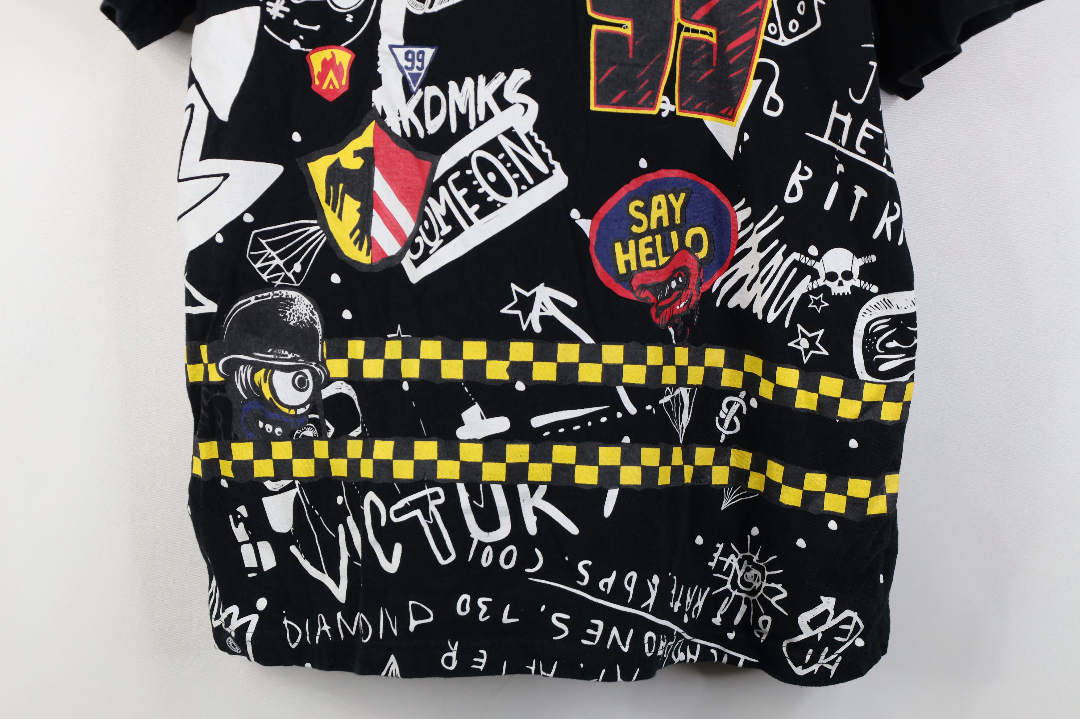 Vintage Vintage Y2K Streetwear Art Short Sleeve T-Shirt Black Size US L / EU 52-54 / 3 - 3 Thumbnail