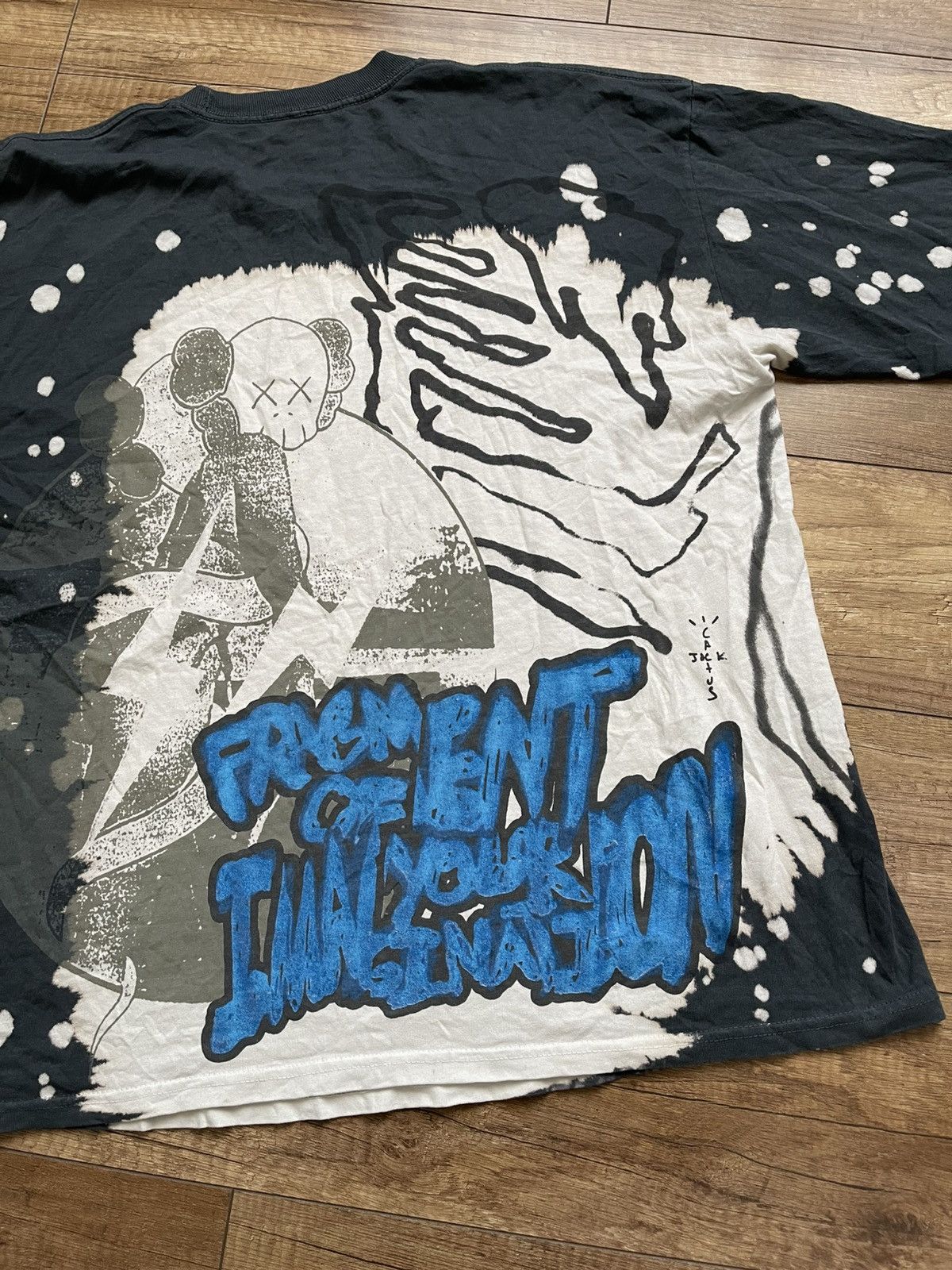 Fragment Design × Kaws × Travis Scott Kaws Cactus Jack Fragment Travis Scott Long Sleeve T-Shirt Size US L / EU 52-54 / 3 - 10 Thumbnail