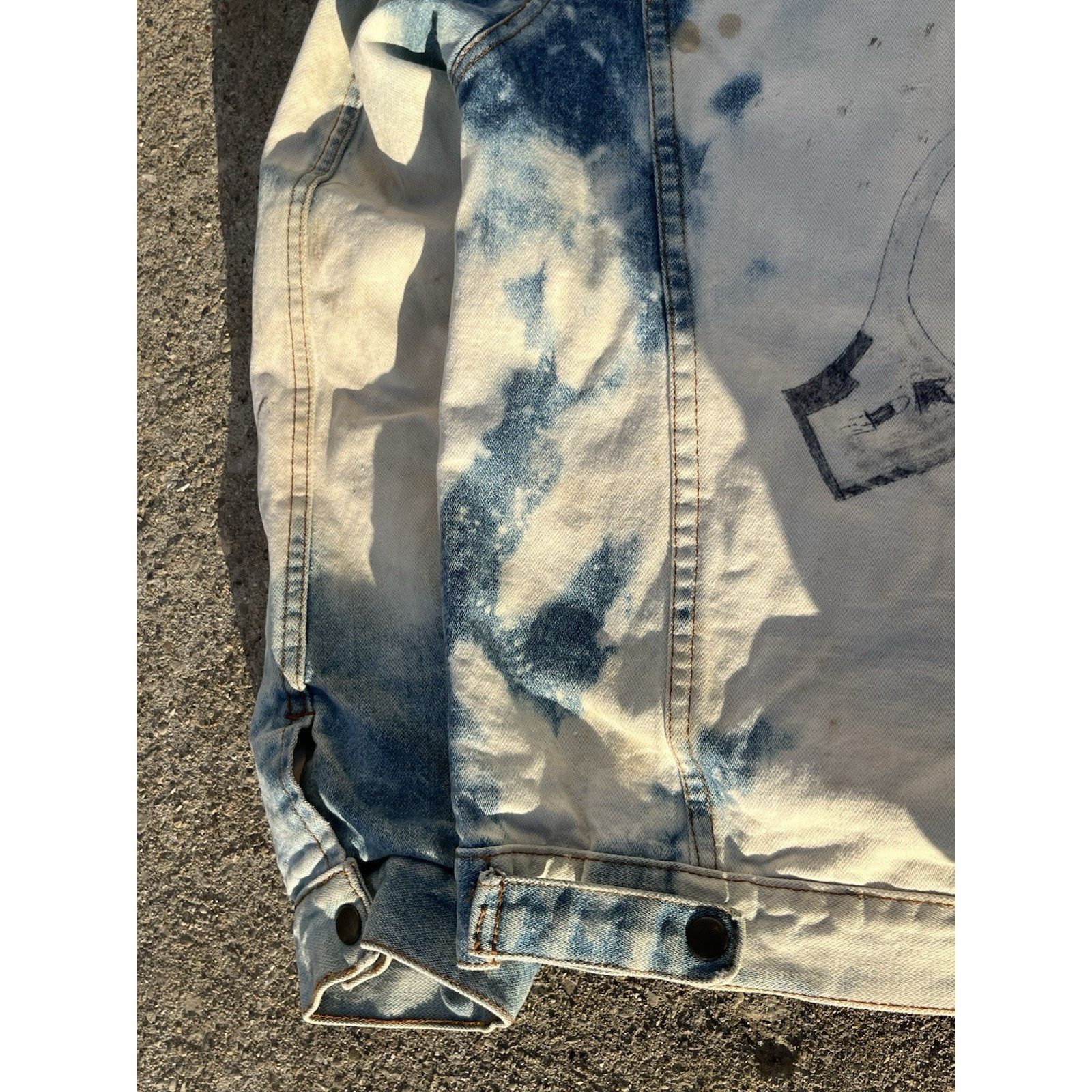 Quiksilver 80s 90s Quicksilver x Saugatuck Bootleg Jean Jacket Acid was Size US M / EU 48-50 / 2 - 18 Thumbnail