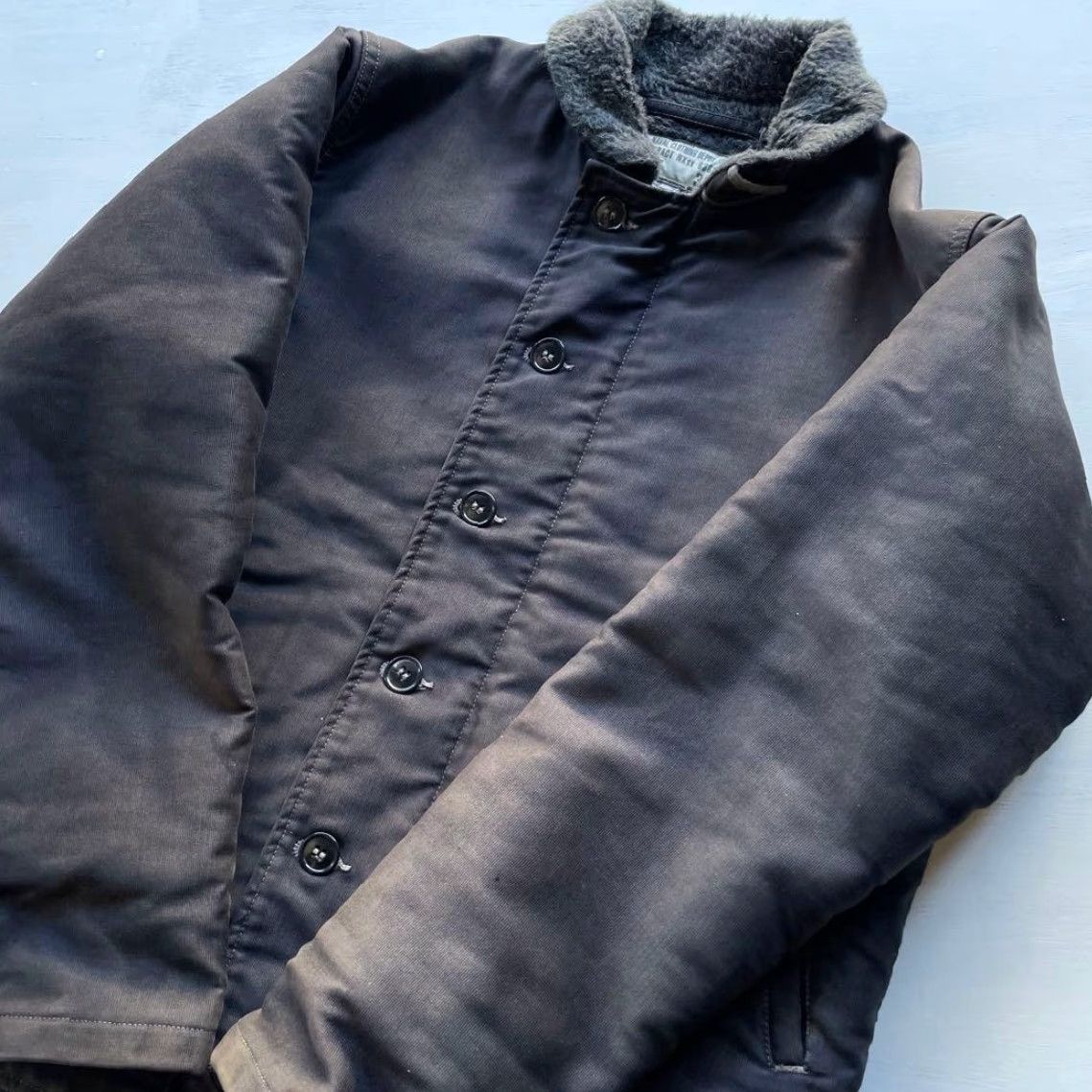 Buzz Rickson's BUZZ RICKSON'S N-1 Deck Jacket William Gibson Alpaca Black Size 36 from JPN Size US XXS / EU 40 - 3 Thumbnail