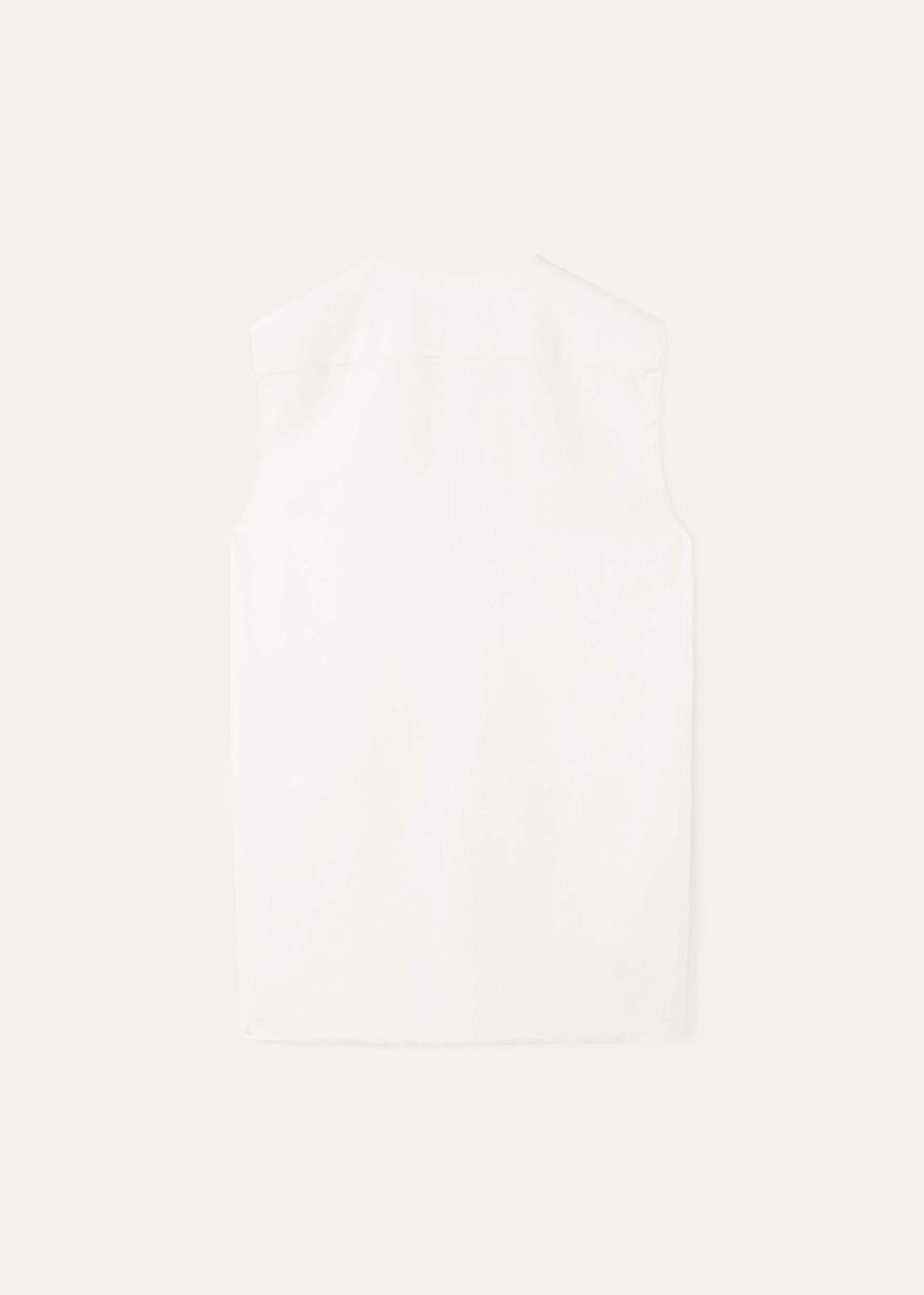 Loro Piana o1srvl11e0725 FAN6584 Caylee Silk Shirt in White Size XS / US 0-2 / IT 36-38 - 2 Thumbnail