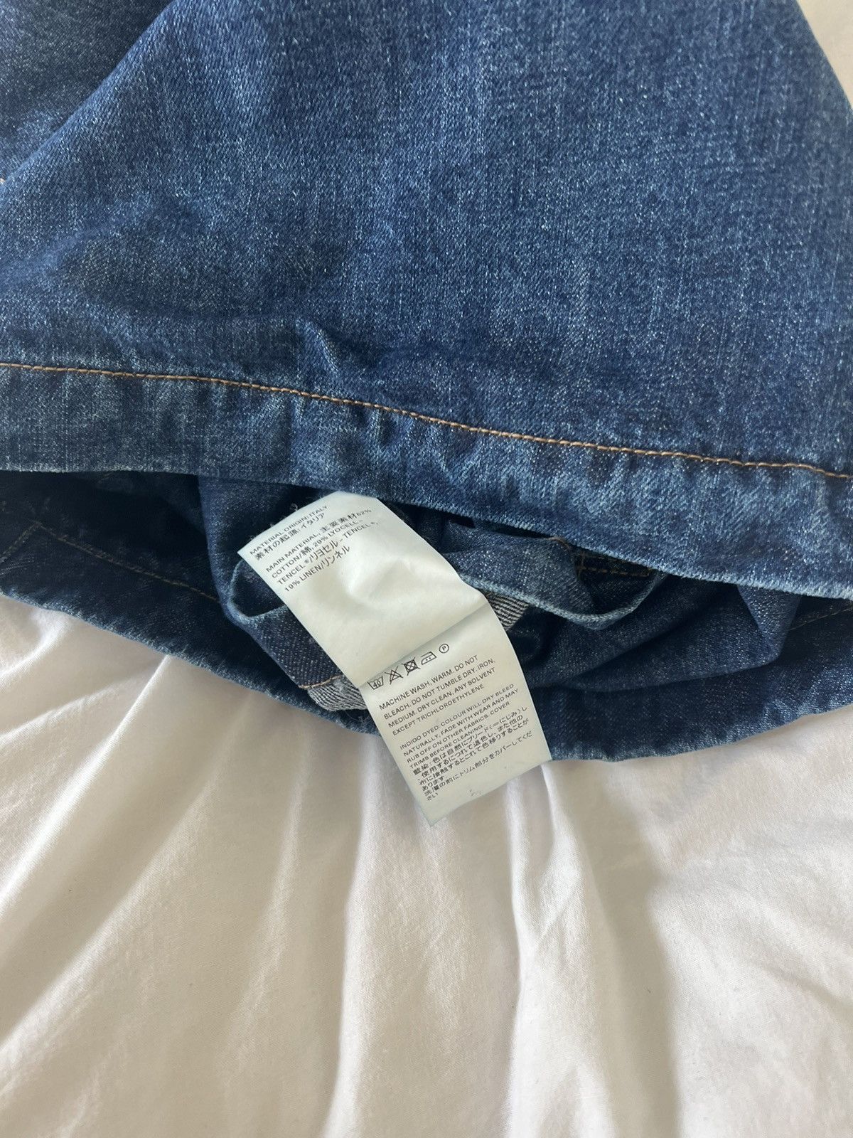 Our Legacy Our Legacy Sling Bag Shoulder bag messenger Mid wash Denim Size ONE SIZE - 13 Thumbnail