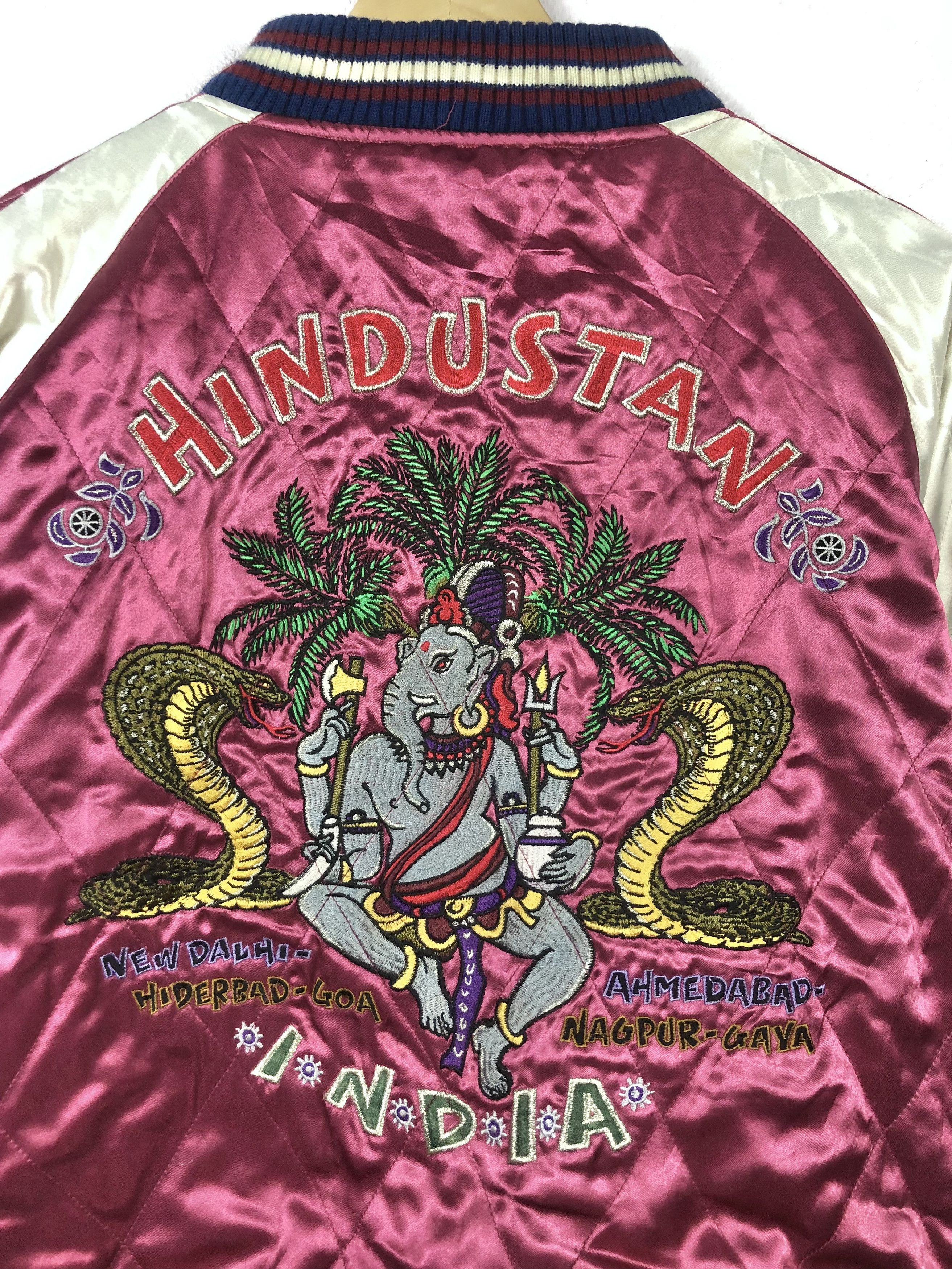 Johnbull Vtg Johnbull Japan Reversible Sukajan Jacket India Motive Size US M / EU 48-50 / 2 - 9 Thumbnail