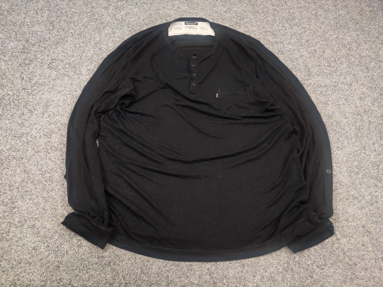 Freitag Freitag E750 Male Black Linen-Modal true hemp Long sleeve Size US M / EU 48-50 / 2 - 2 Thumbnail