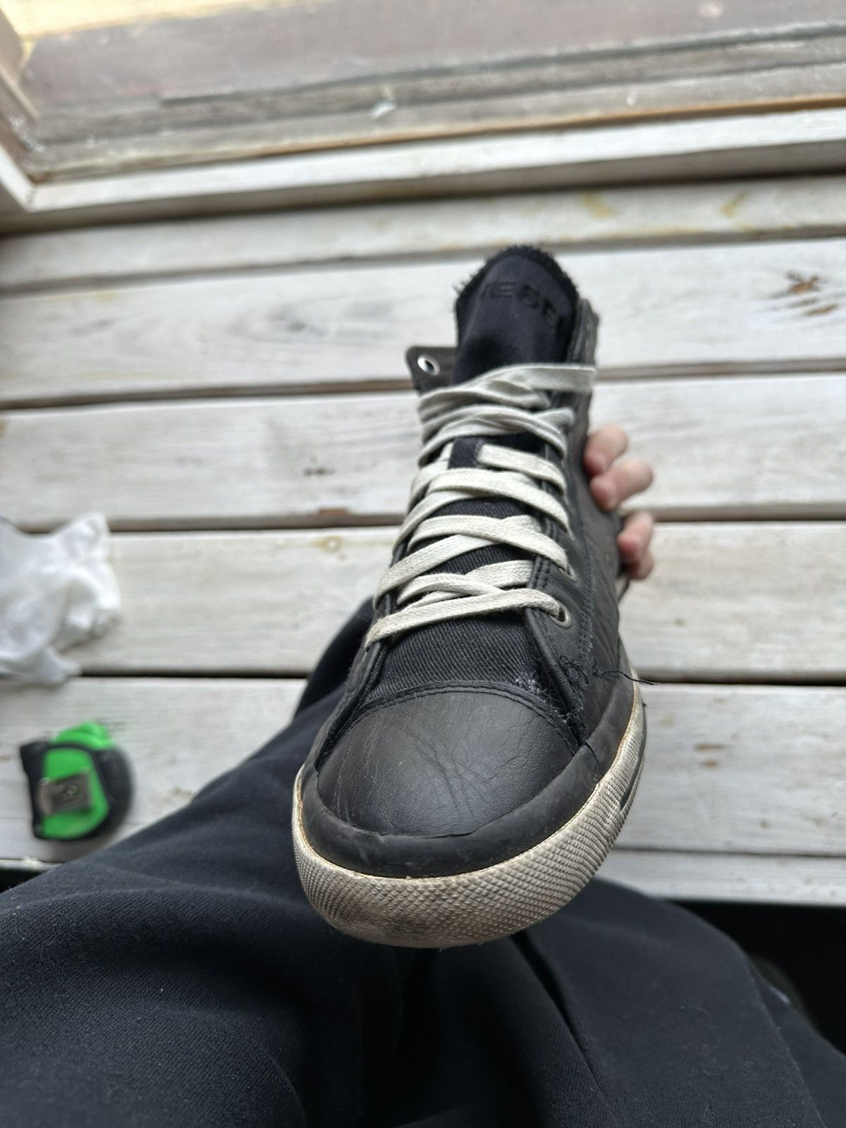 Diesel 🚨DIESEL AVANT GARDE SHOES LEATHER SNEAKERS IFSIXWASNINE Size US 12 / EU 45 - 5 Thumbnail