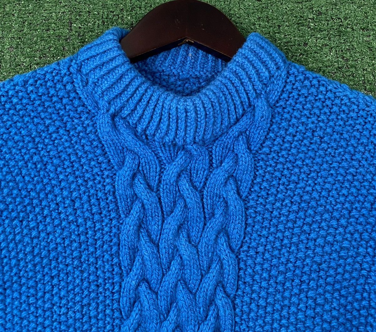 Handmade 90’s Handmade Wool Blend Heavyweight Fisherman Sweater XS Size XS / US 0-2 / IT 36-38 - 2 Thumbnail