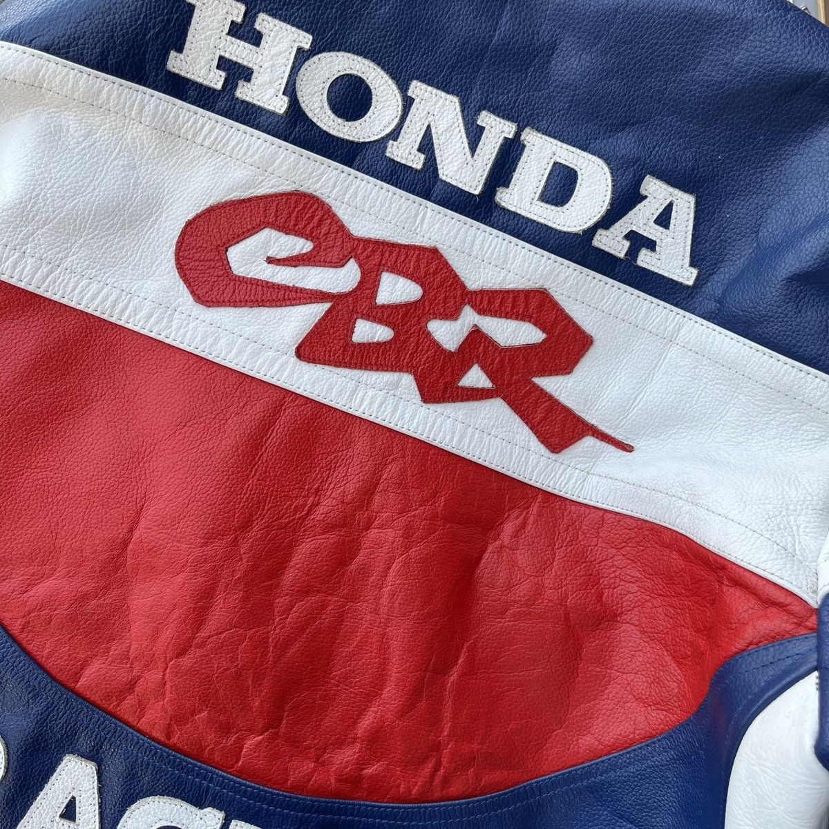 Honda × Vintage HONDA CBR LEATHER RACING JACKET MOTOR VINTAGE MOTOCYCLE Size US XL / EU 56 / 4 - 4 Thumbnail