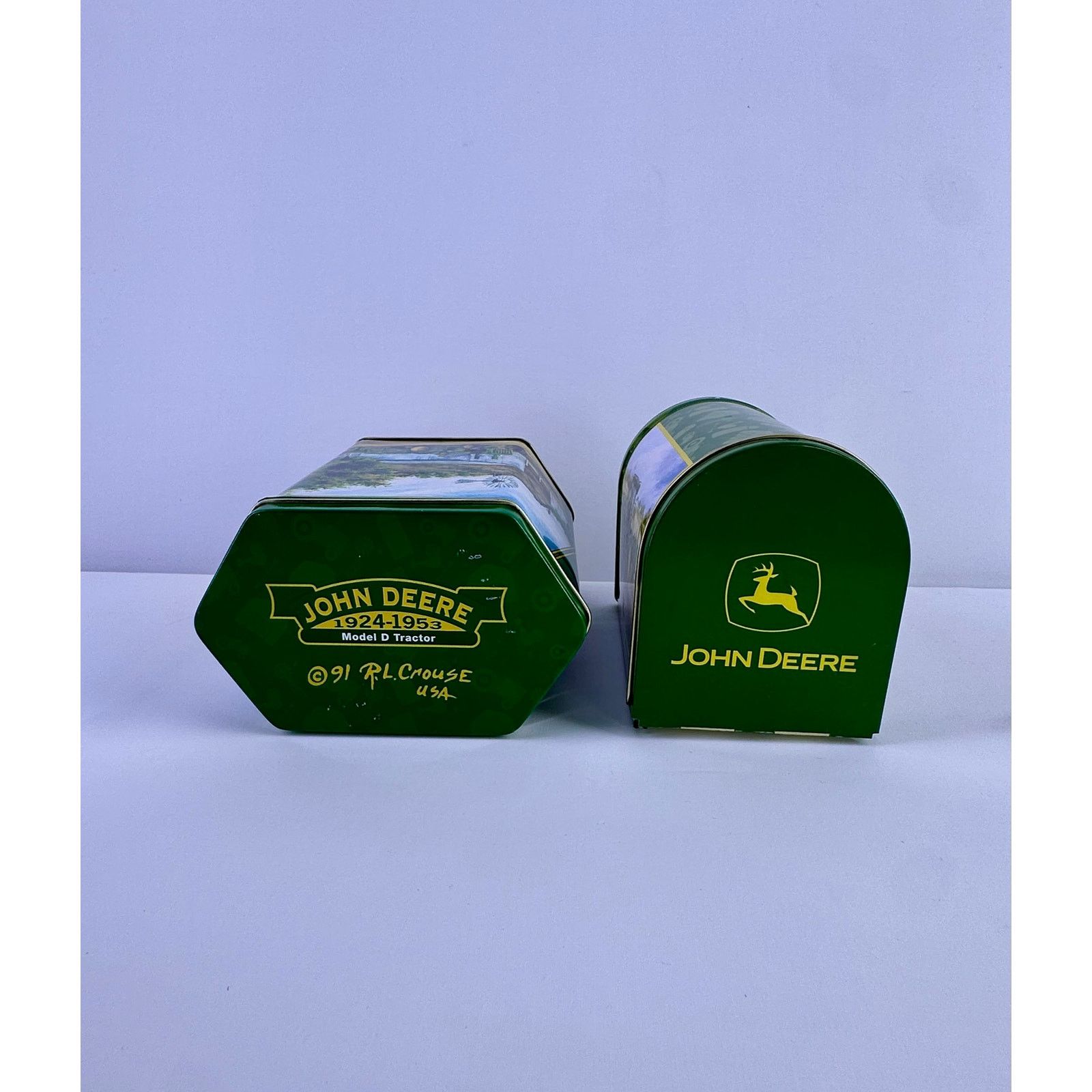 John Deere John Deere Mini Collection Mail Box & hexagon tin D Tractor Size ONE SIZE - 4 Thumbnail