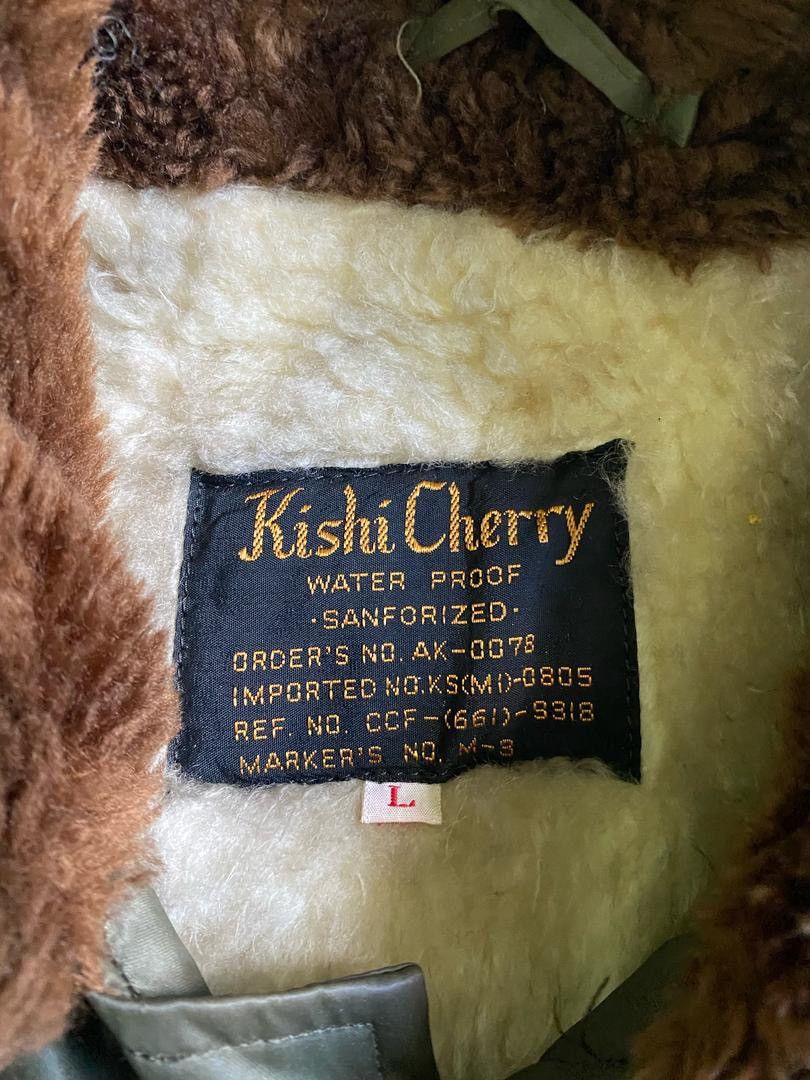 Other Vintage Kishi cherry army sherpa pullover Waterproof Jacket Size US L / EU 52-54 / 3 - 6 Thumbnail