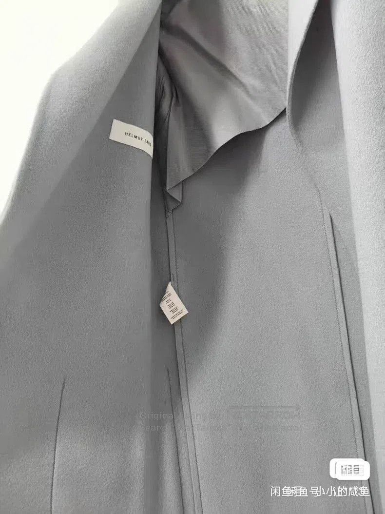 Helmut Lang Helmut Lang Cashmere Coat, Light Blue Size S / US 4 / IT 40 - 5 Thumbnail